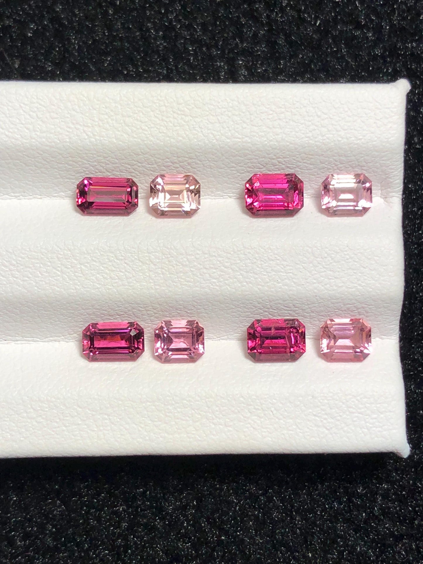Hot Pink Tourmaline Pair: Natural Gemstone, Afghanistan Origin, 3.60 CTs