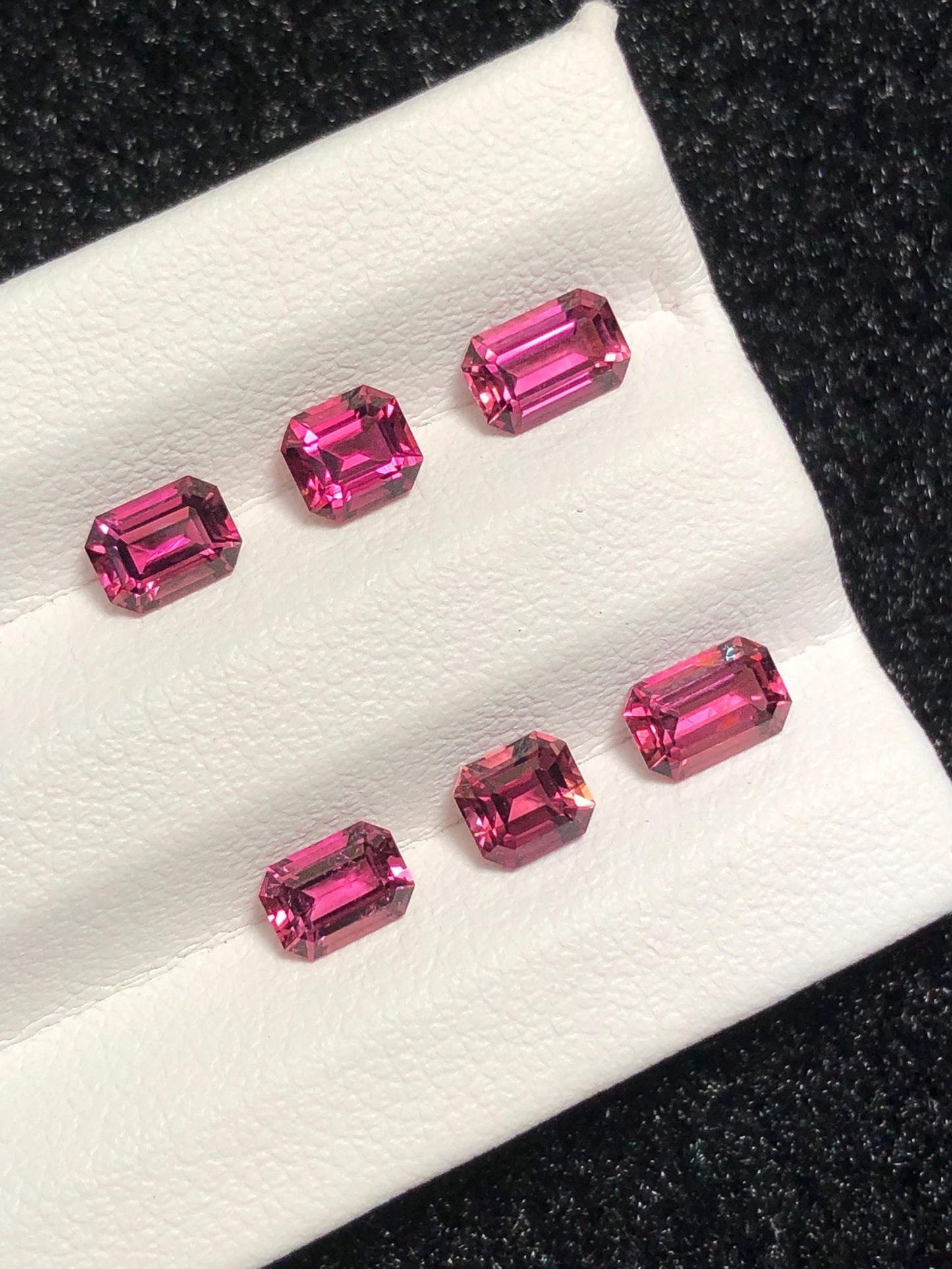 Hot Pink Tourmaline Faceted Pair 2.60 ct - Gemstone Pair for Earrings