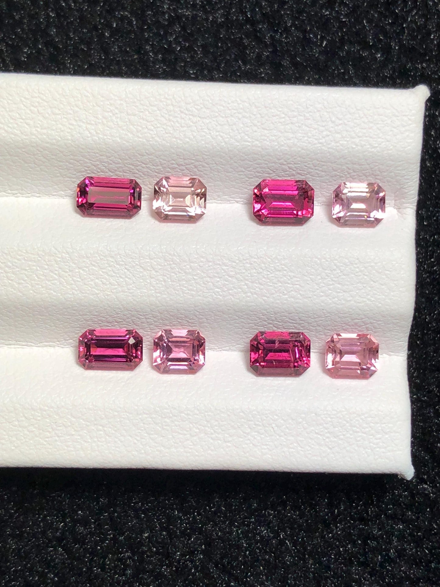 Hot Pink Tourmaline Pair: Natural Gemstone, Afghanistan Origin, 3.60 CTs