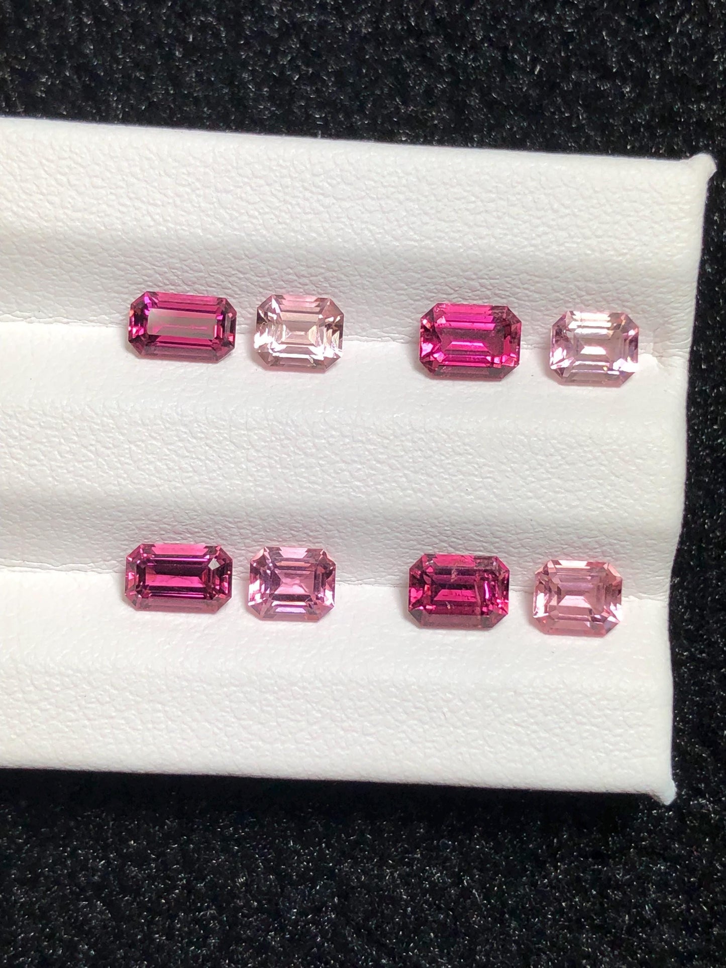 Hot Pink Tourmaline Pair: Natural Gemstone, Afghanistan Origin, 3.60 CTs