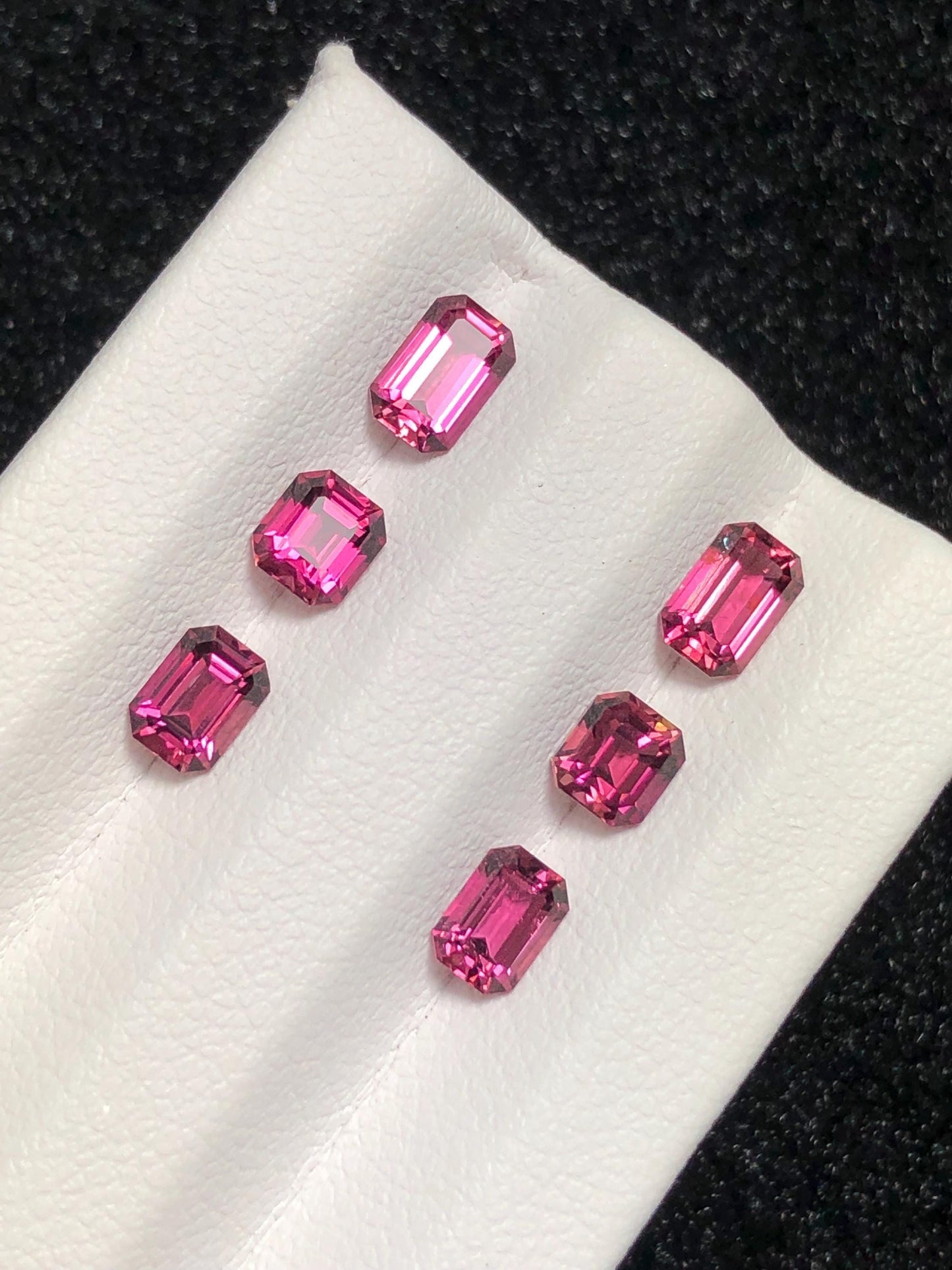 Hot Pink Tourmaline Faceted Pair 2.60 ct - Gemstone Pair for Earrings
