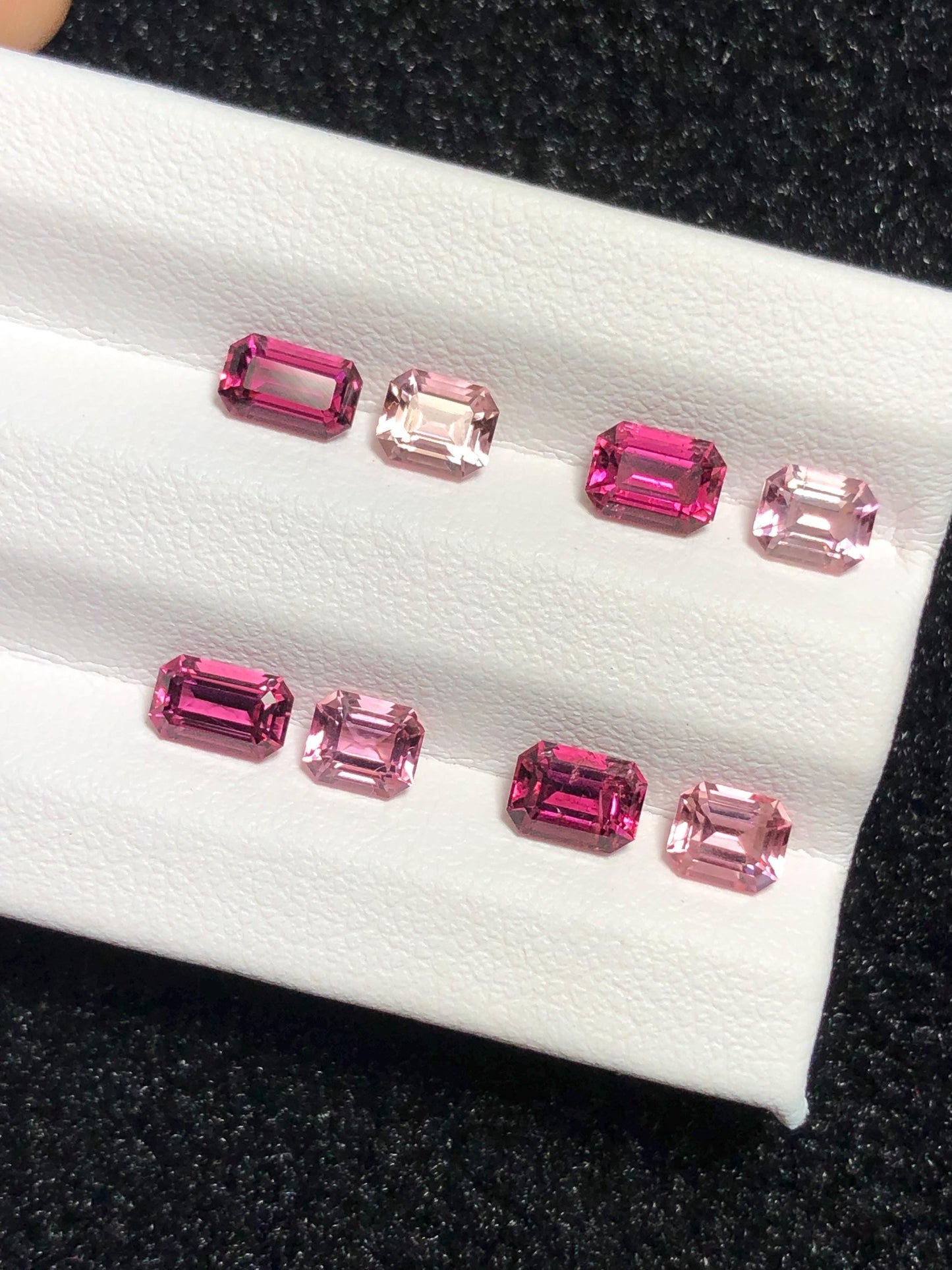 Hot Pink Tourmaline Pair: Natural Gemstone, Afghanistan Origin, 3.60 CTs