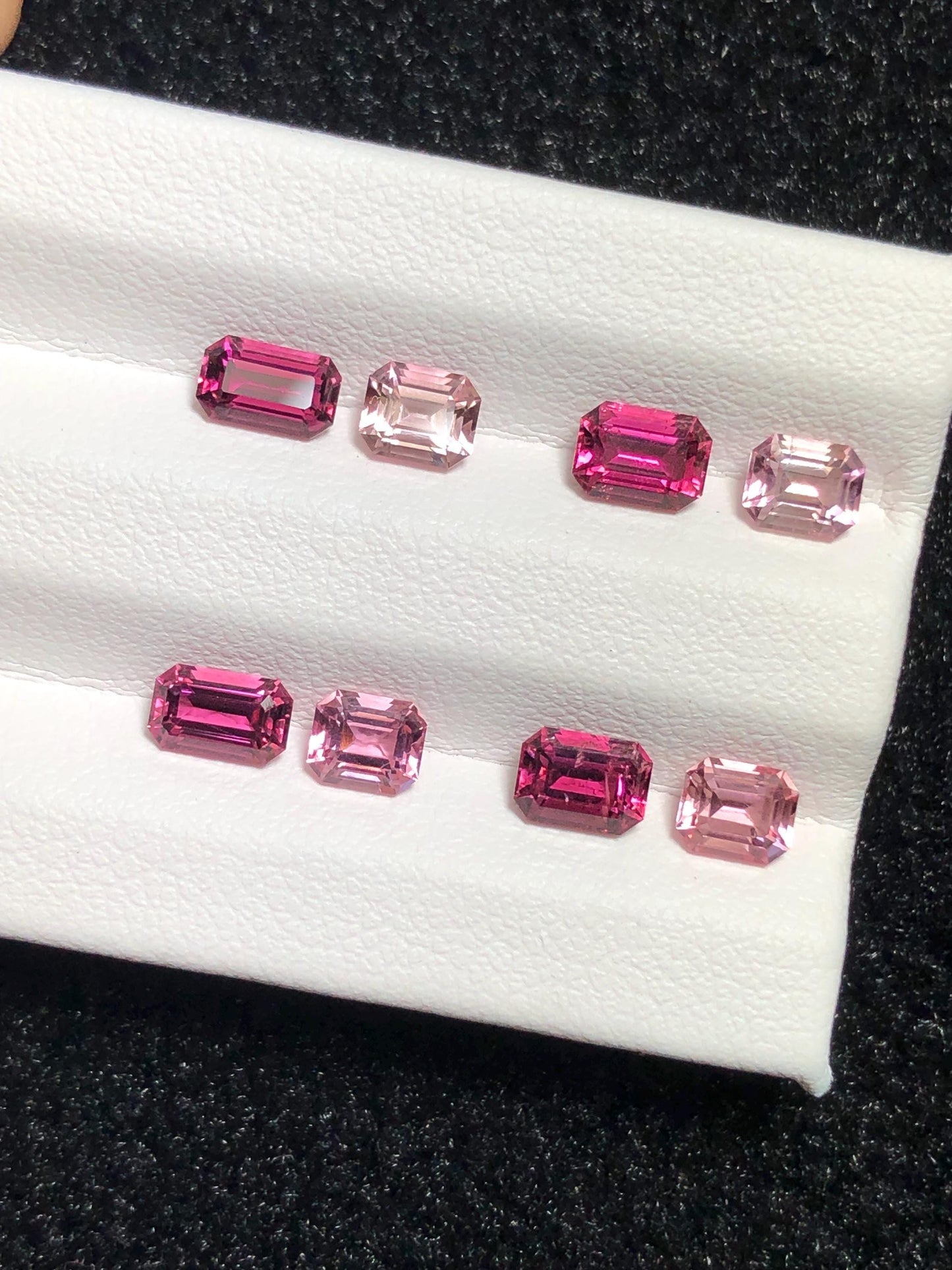 Hot Pink Tourmaline Pair: Natural Gemstone, Afghanistan Origin, 3.60 CTs