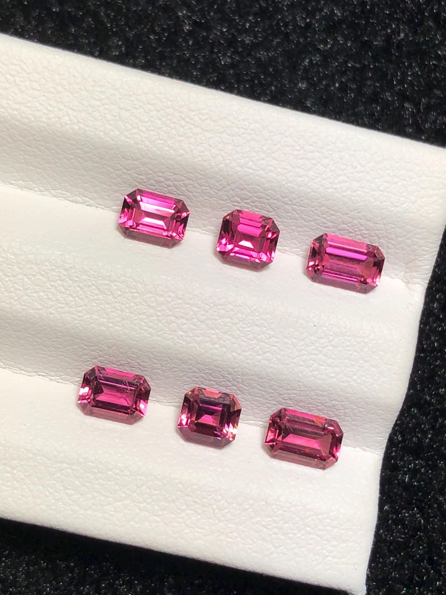 Hot Pink Tourmaline Faceted Pair 2.60 ct - Gemstone Pair for Earrings