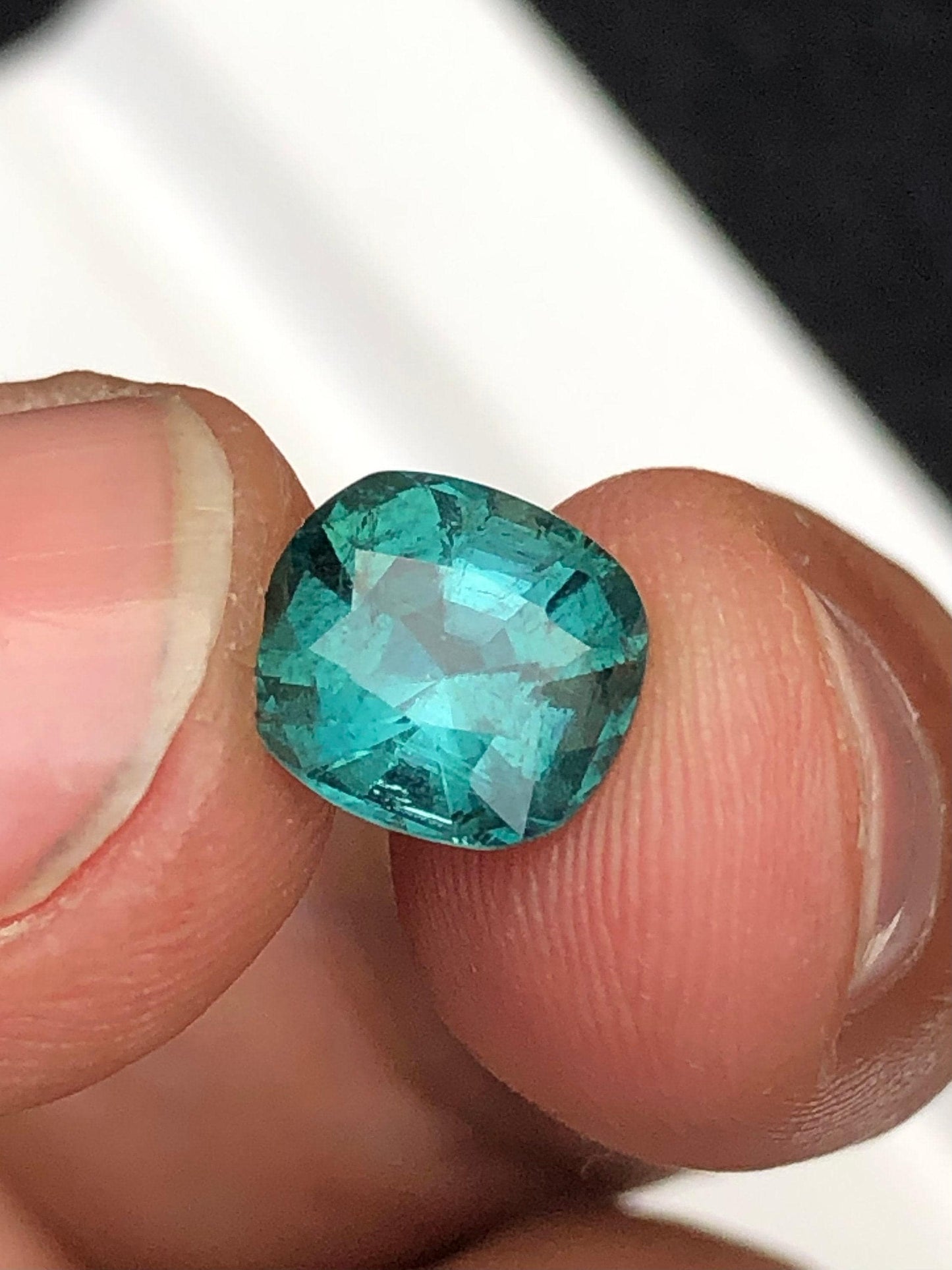 Blue Tourmaline Faceted 2.30 ct - Natural Gemstone for Jewelry from Afghanistan