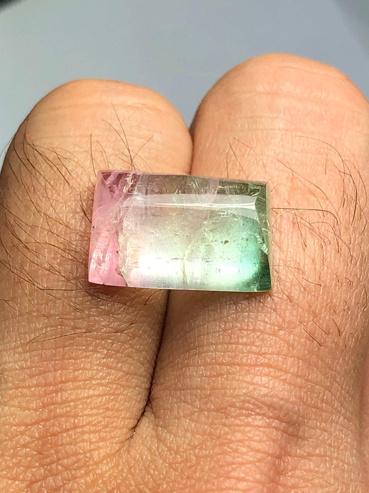 Watermelon Tourmaline Cabochon 14 ct - Natural Cabochon Gemstone for Jewelry Making