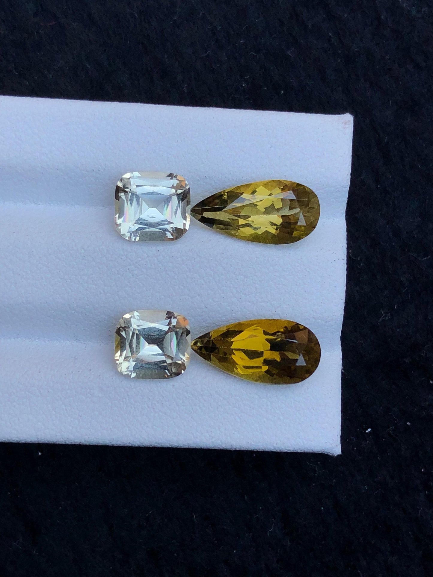 Tourmaline Faceted Pair 7.45 ct - Earrings Pair Gemstones