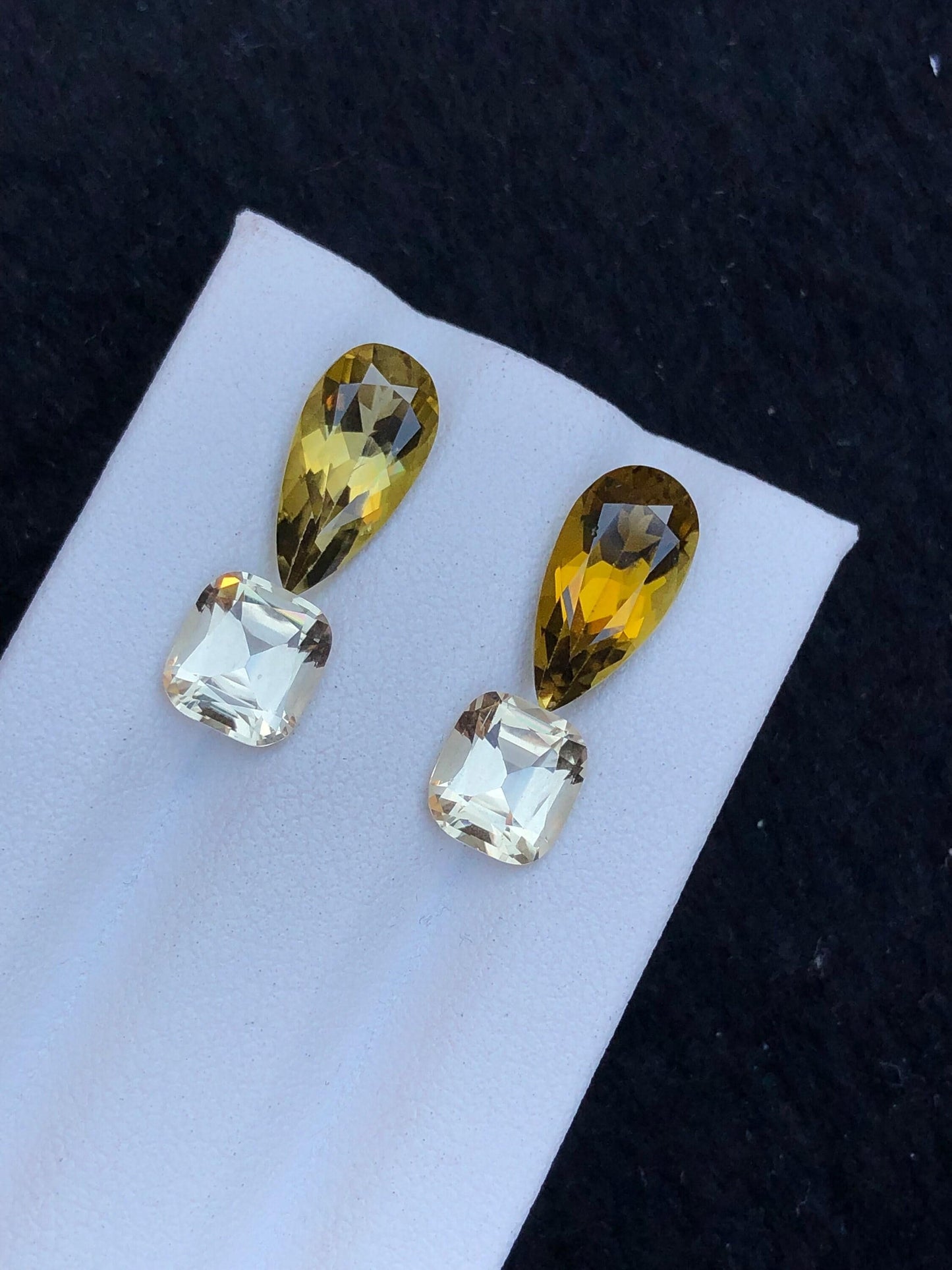 Tourmaline Faceted Pair 7.45 ct - Earrings Pair Gemstones