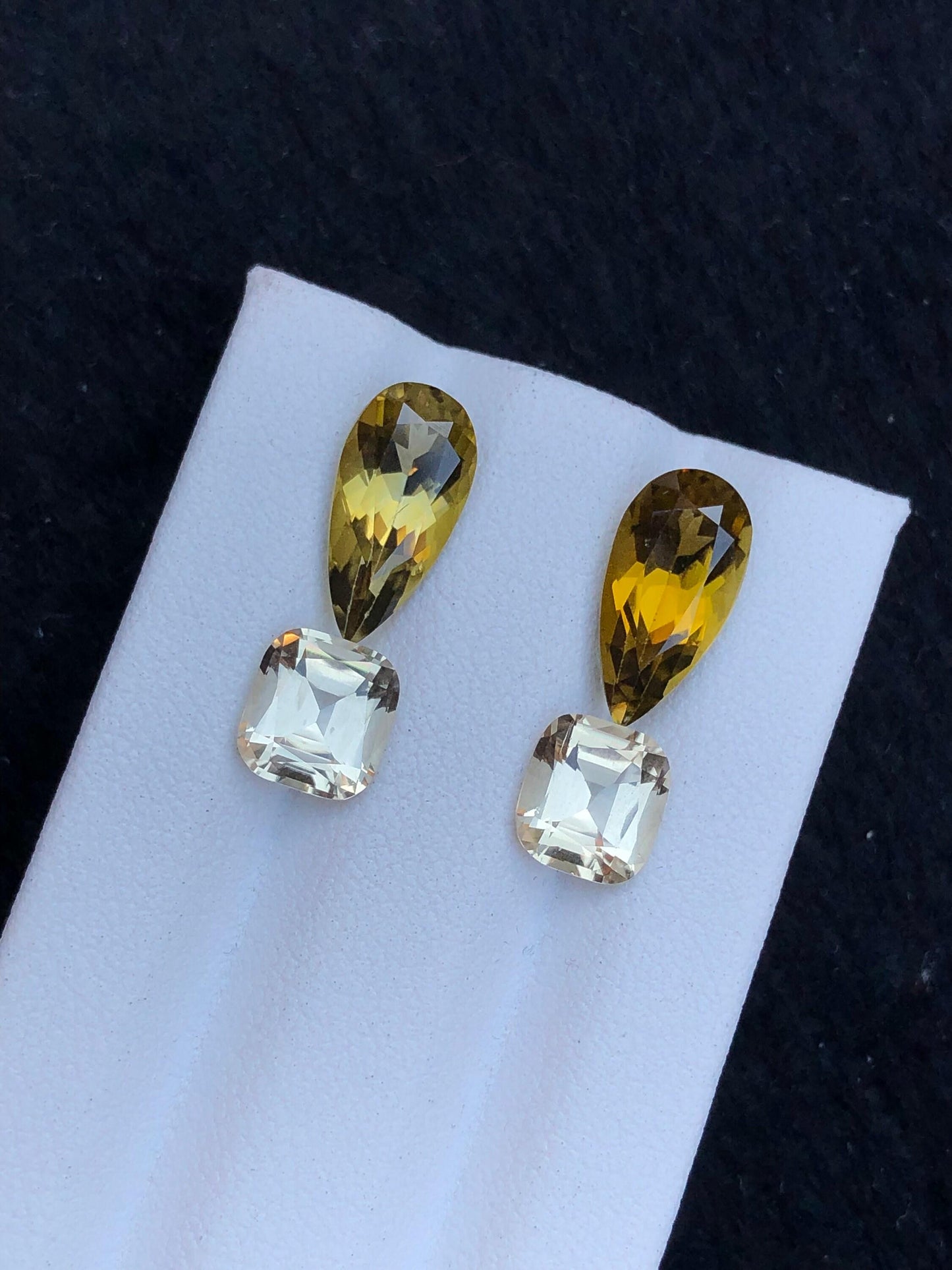 Tourmaline Faceted Pair 7.45 ct - Earrings Pair Gemstones