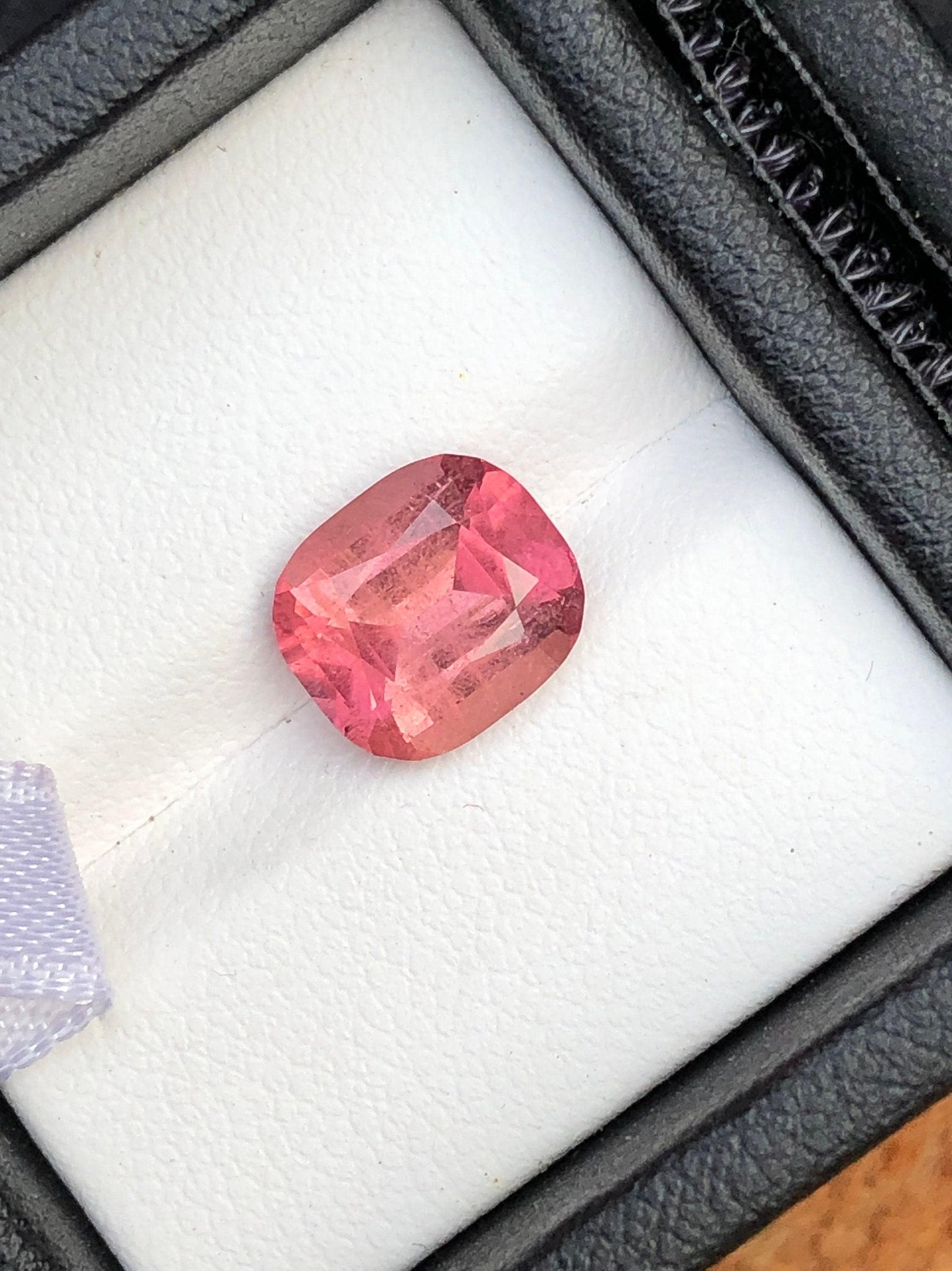 Pink Tourmaline Cushion Cut 2.80 ct - Loose Gem for Jewelry