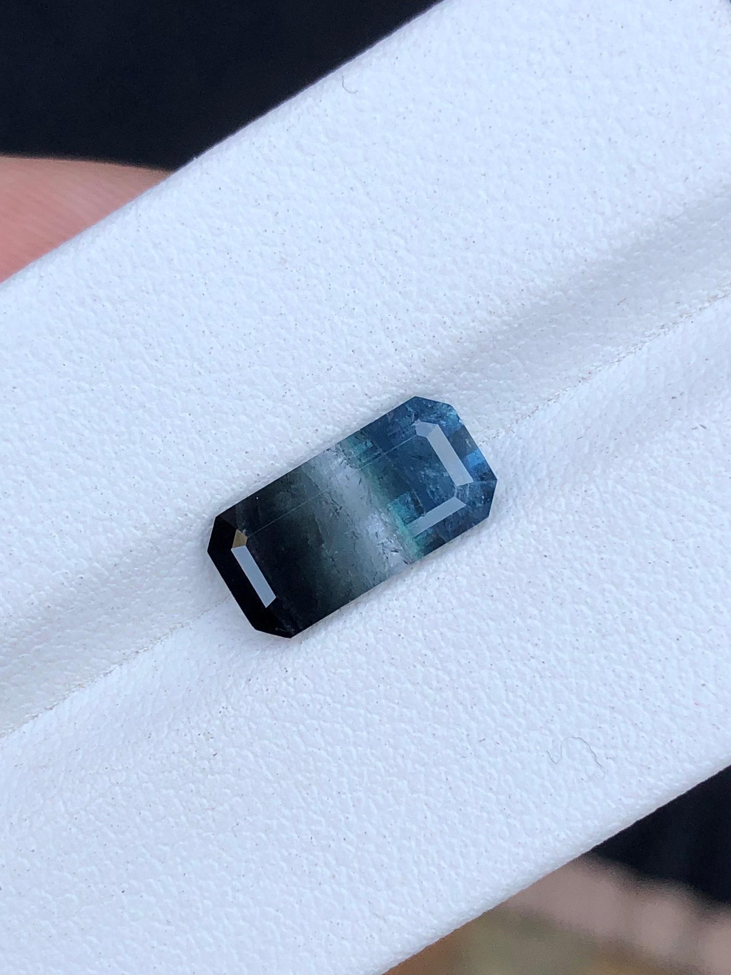 Bi colour Tourmaline Faceted 2.50 ct - Natural Loose Gemstone