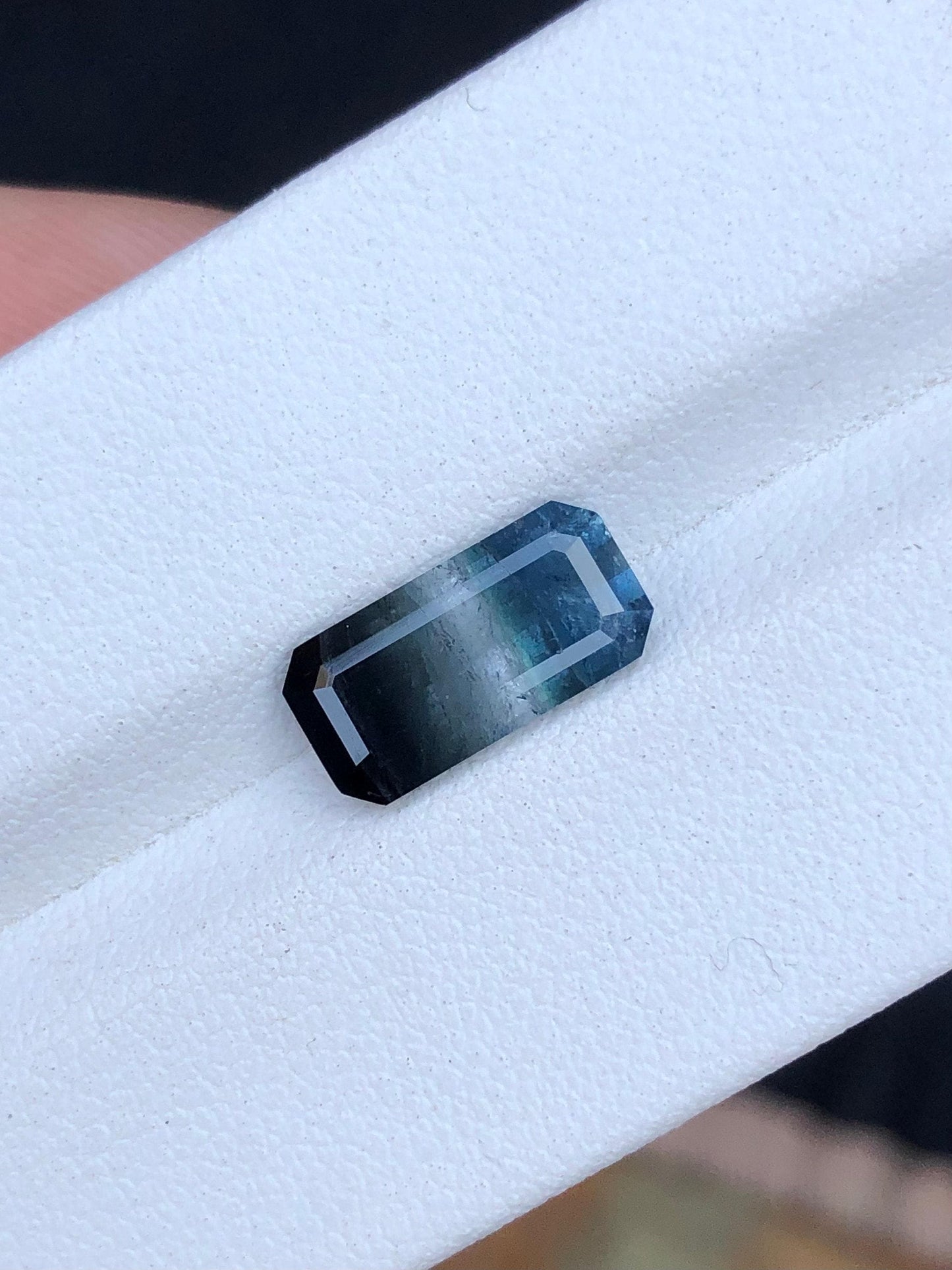 Bi colour Tourmaline Faceted 2.50 ct - Natural Loose Gemstone