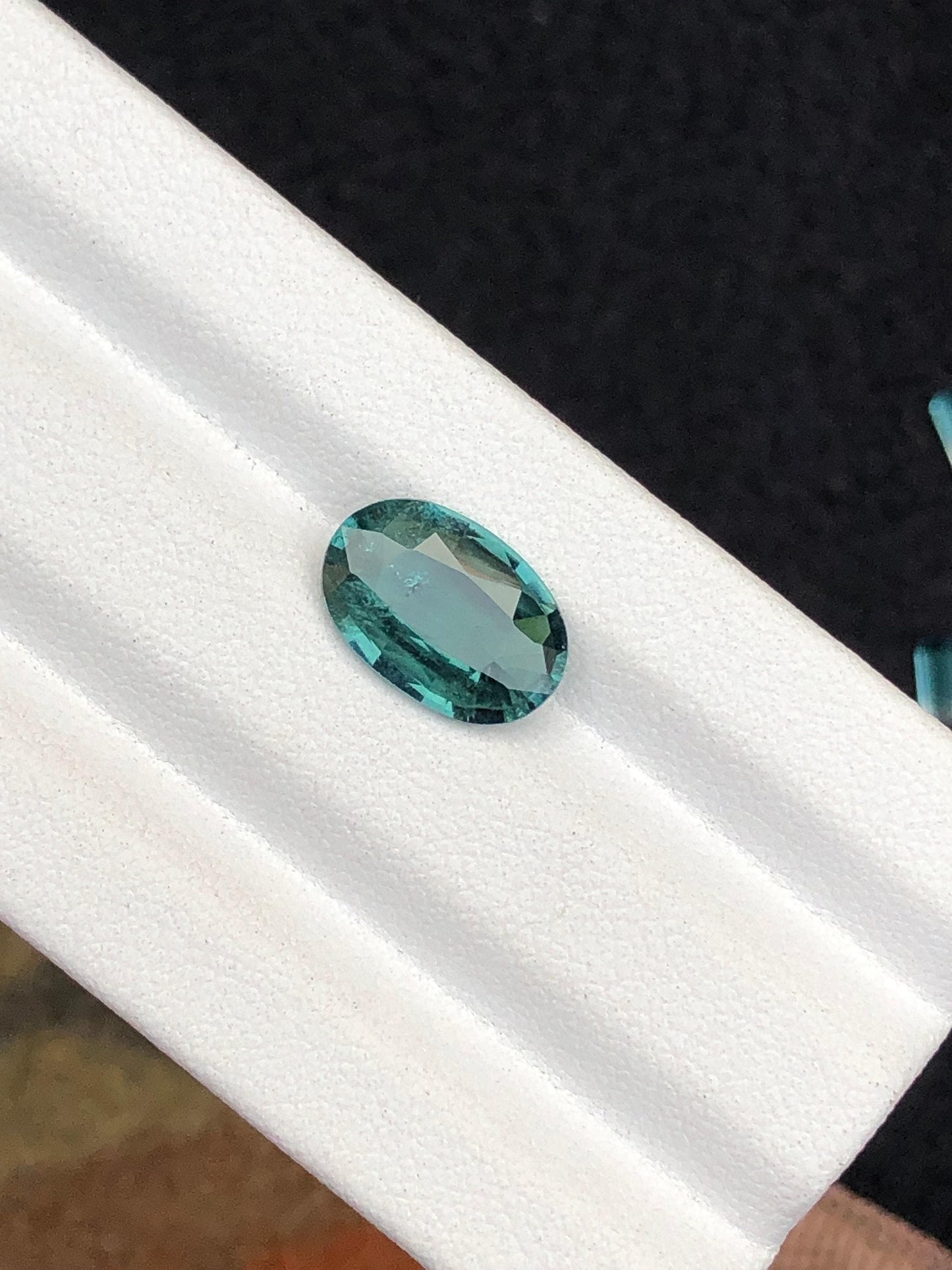Blue Tourmaline Faceted 2.35 ct - Loose Gem from Afghanistan