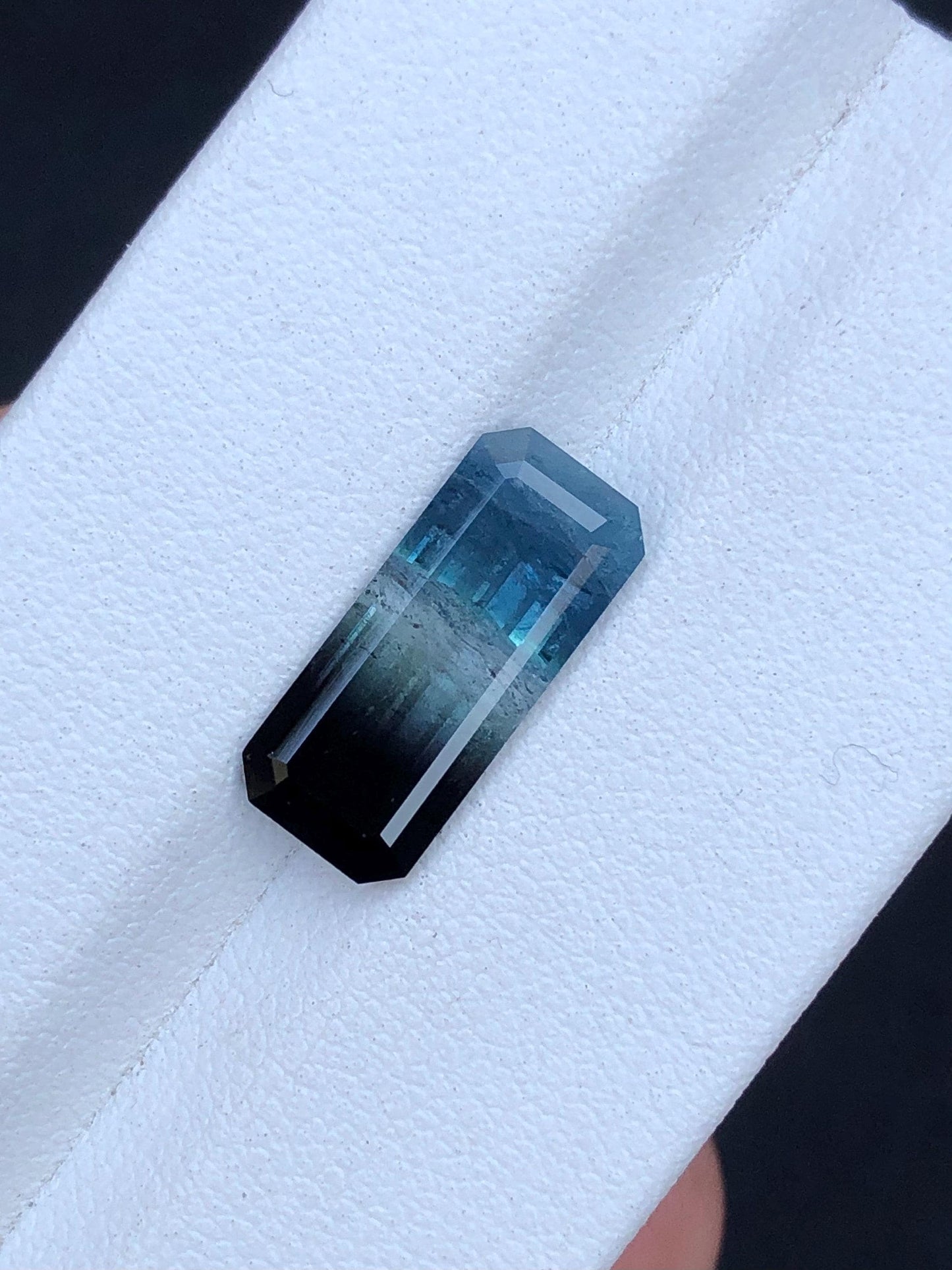 Bi colour Tourmaline Faceted 4 ct - Fine Loose Gemstone