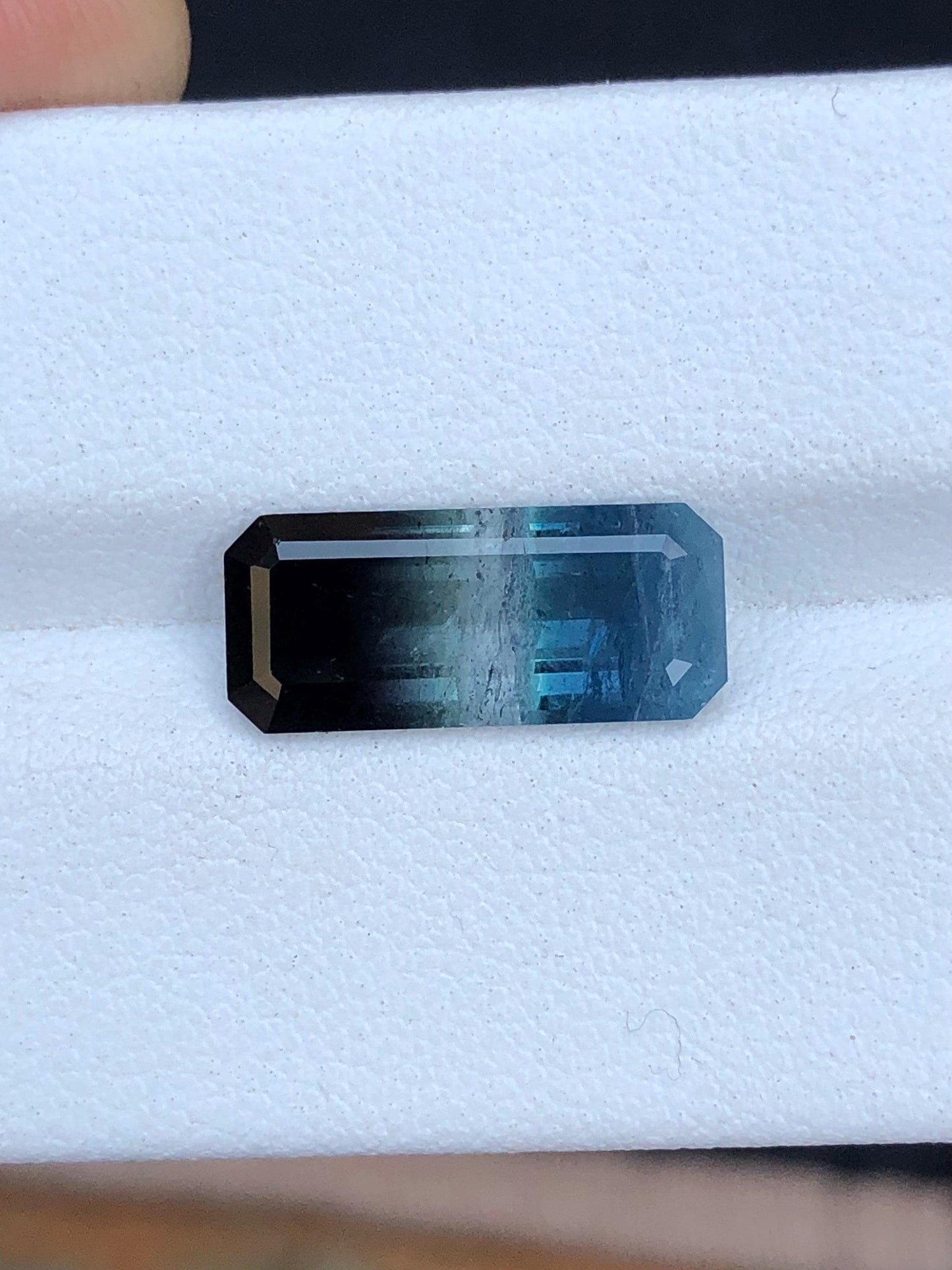 Bi colour Tourmaline Faceted 4 ct - Fine Loose Gemstone