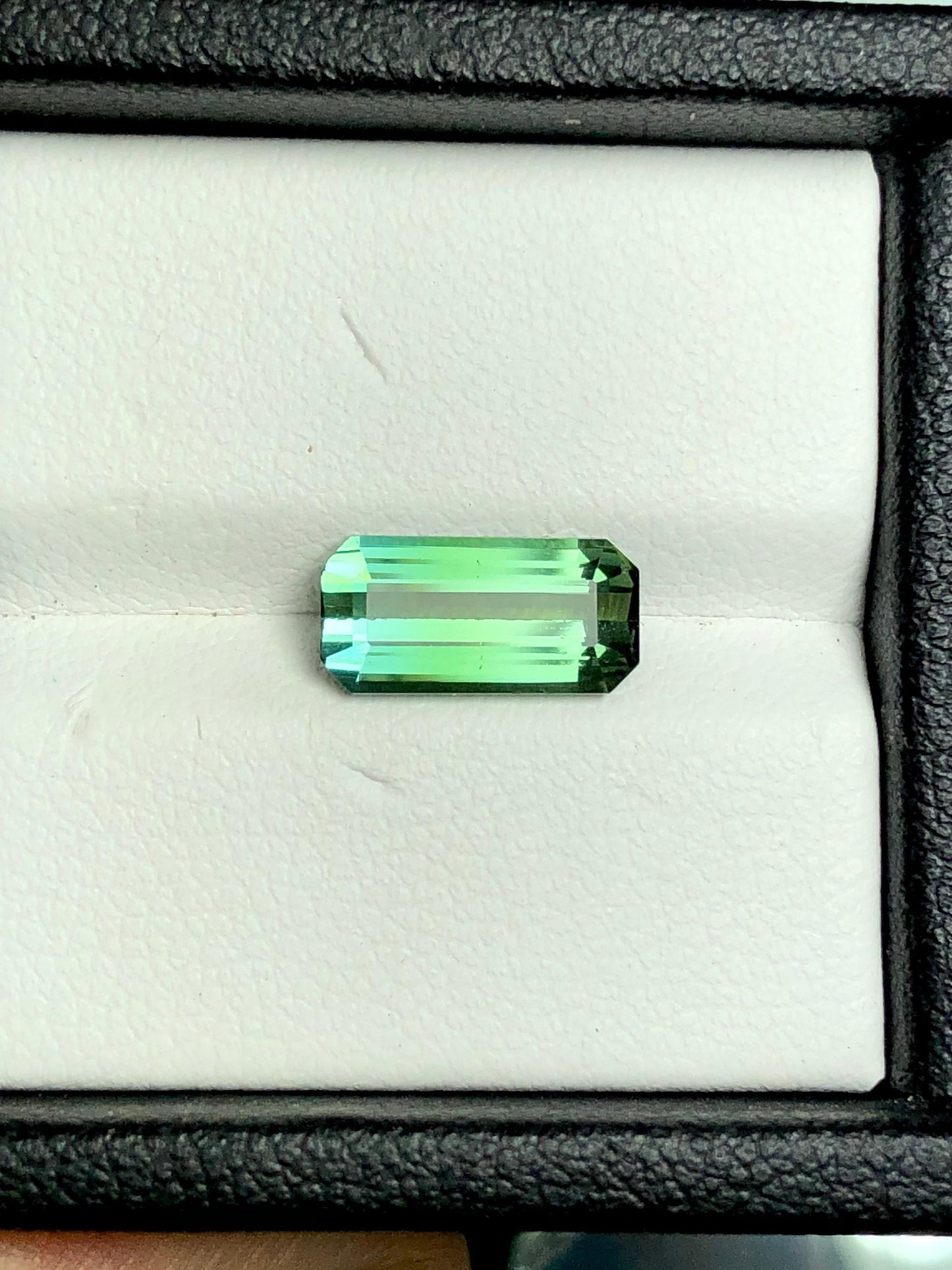 Emerald Green Tourmaline Faceted 2.30 ct - Gemstone from Kunar Mines