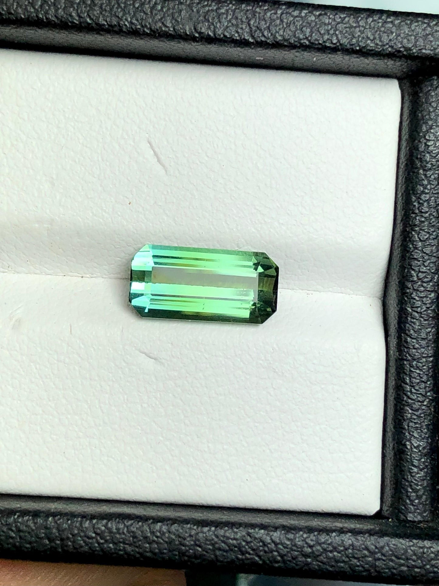 Emerald Green Tourmaline Faceted 2.30 ct - Gemstone from Kunar Mines