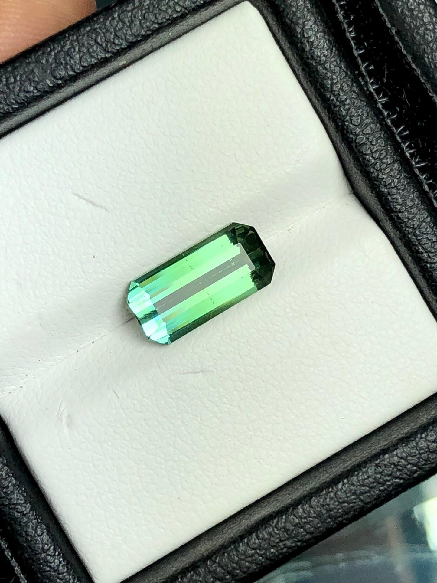 Emerald Green Tourmaline Faceted 2.30 ct - Gemstone from Kunar Mines