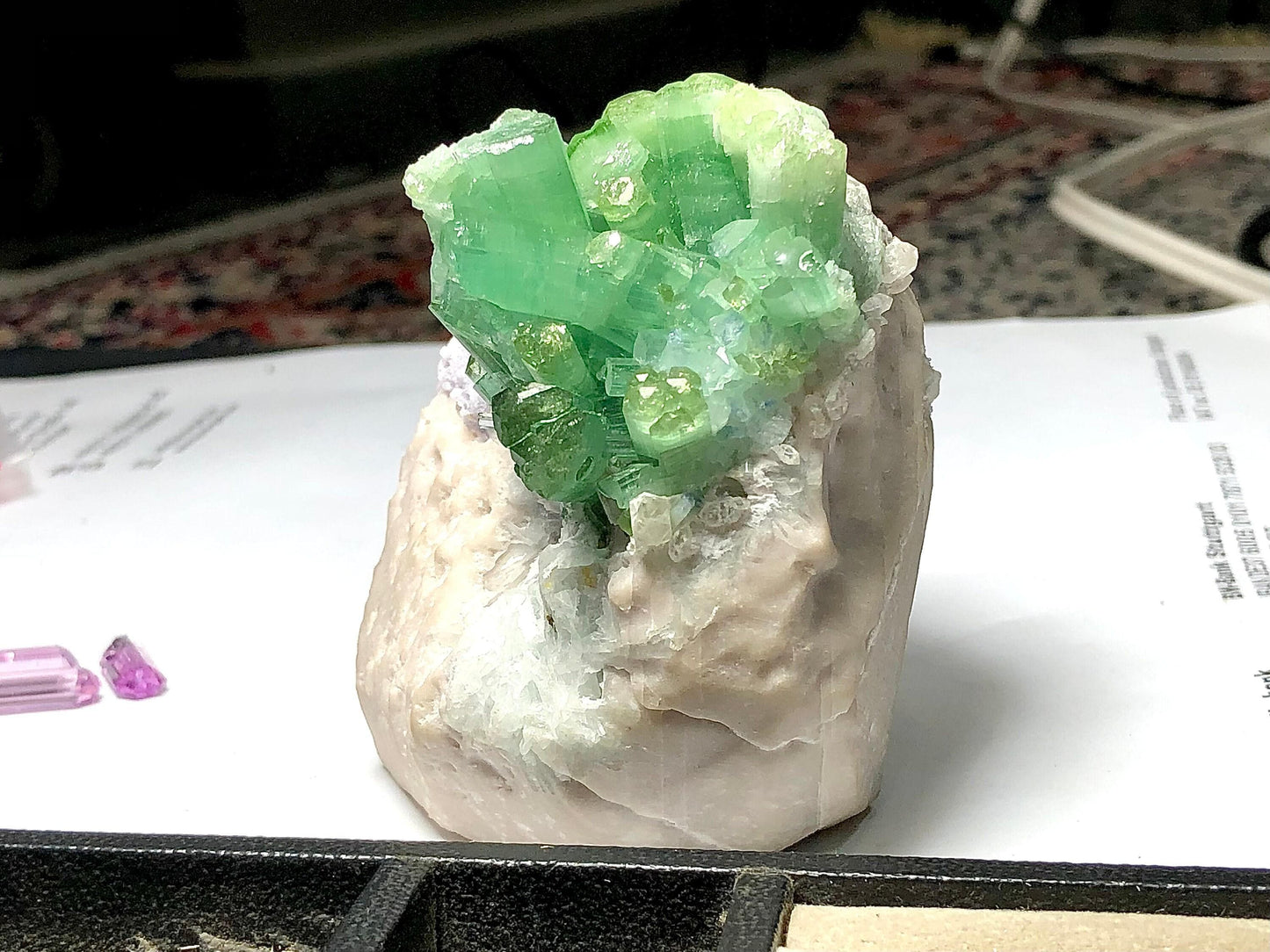 Mint Green Tourmaline Specimen 333 g - Large Collector Specimen