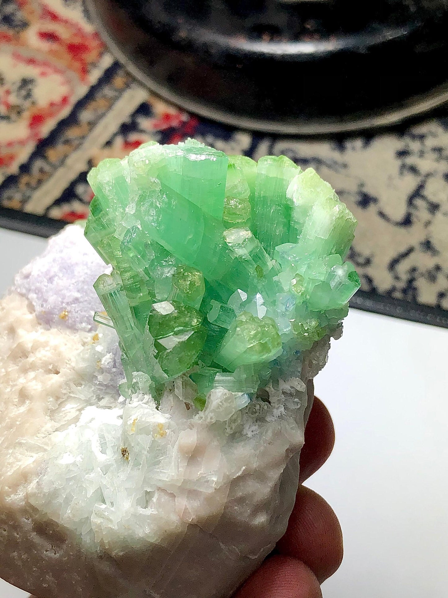 Mint Green Tourmaline Specimen 333 g - Large Collector Specimen