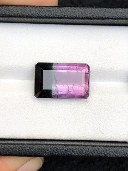 Bi colour Tourmaline Faceted 8.30 ct - Fine Loose Gemstone