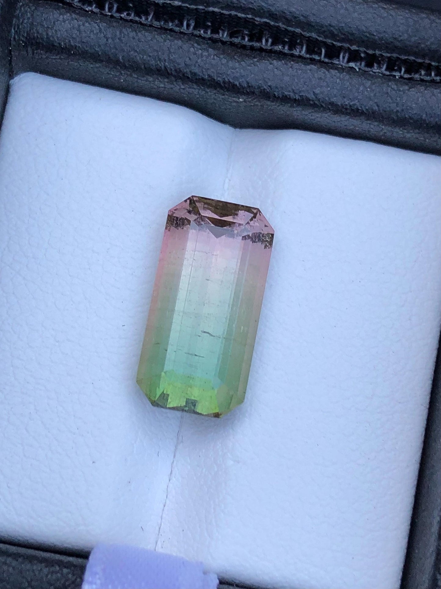 Bi Colour Tourmaline Faceted 6 ct - Fine Jewelry Gemstone Afghanistan