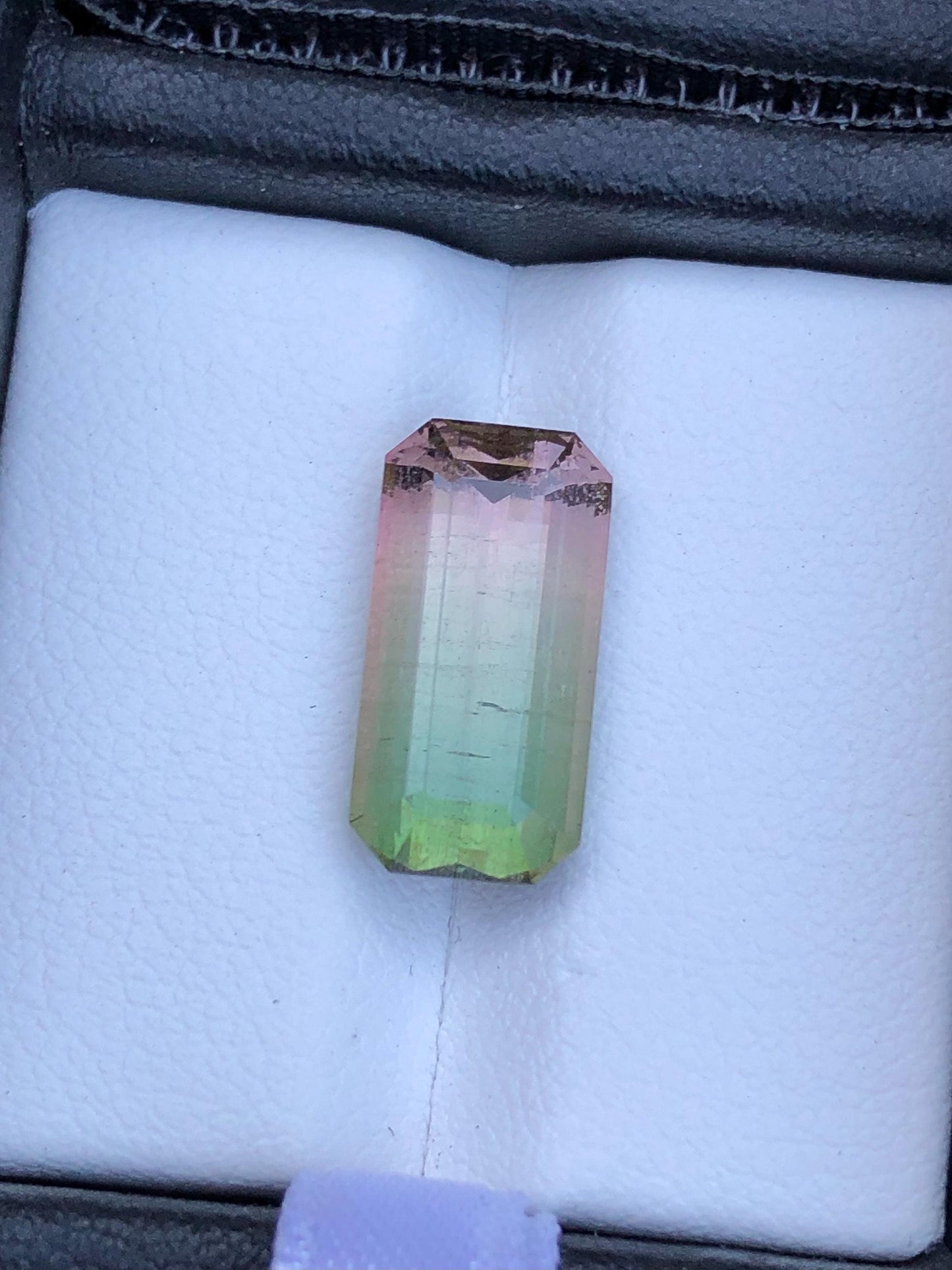 Bi Colour Tourmaline Faceted 6 ct - Fine Jewelry Gemstone Afghanistan