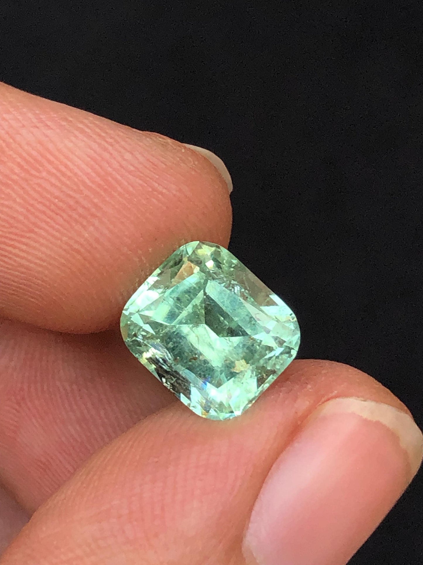 Mint Tourmaline Faceted 4.20 ct - Fine Jewelry Gemstone Afghanistan