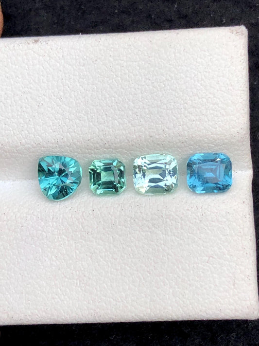 Blue Tourmaline Faceted 2.35 ct - Fine Jewelry Gemstone Afghanistan