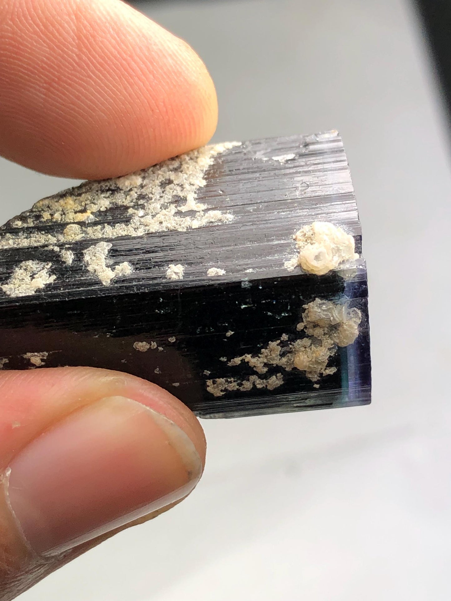 Bi Colour Tourmaline Crystal 14 g - Collector Mineral Specimen