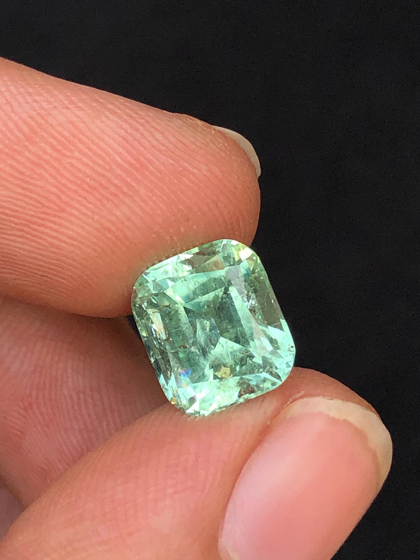 Mint Tourmaline Faceted 4.20 ct - Fine Jewelry Gemstone Afghanistan