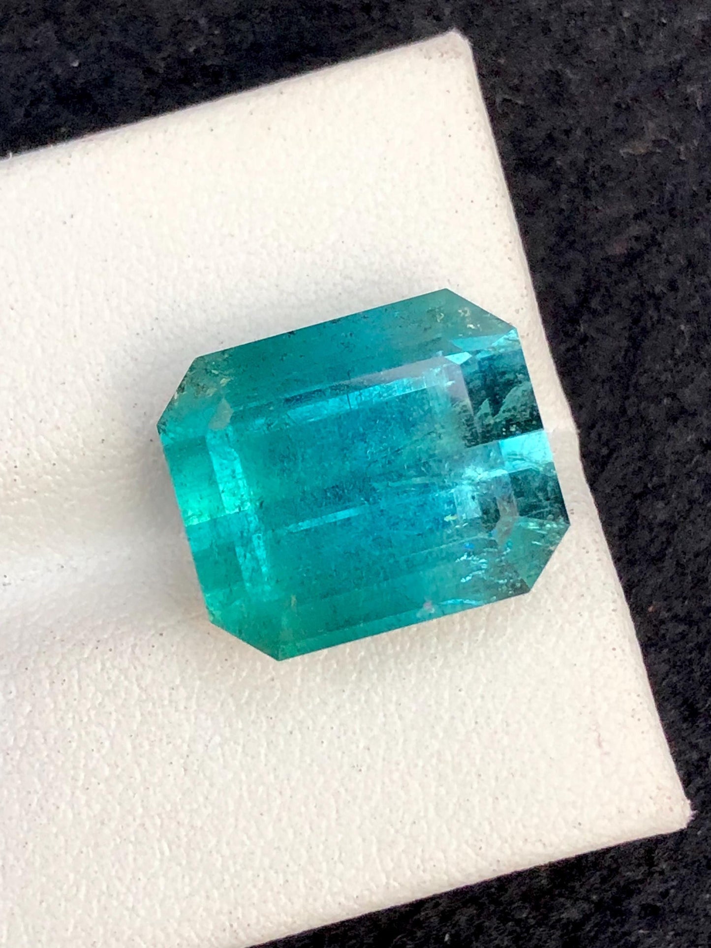 Blue Tourmaline Faceted 13.30 ct - Loose Jewelry Gemstone Afghanistan