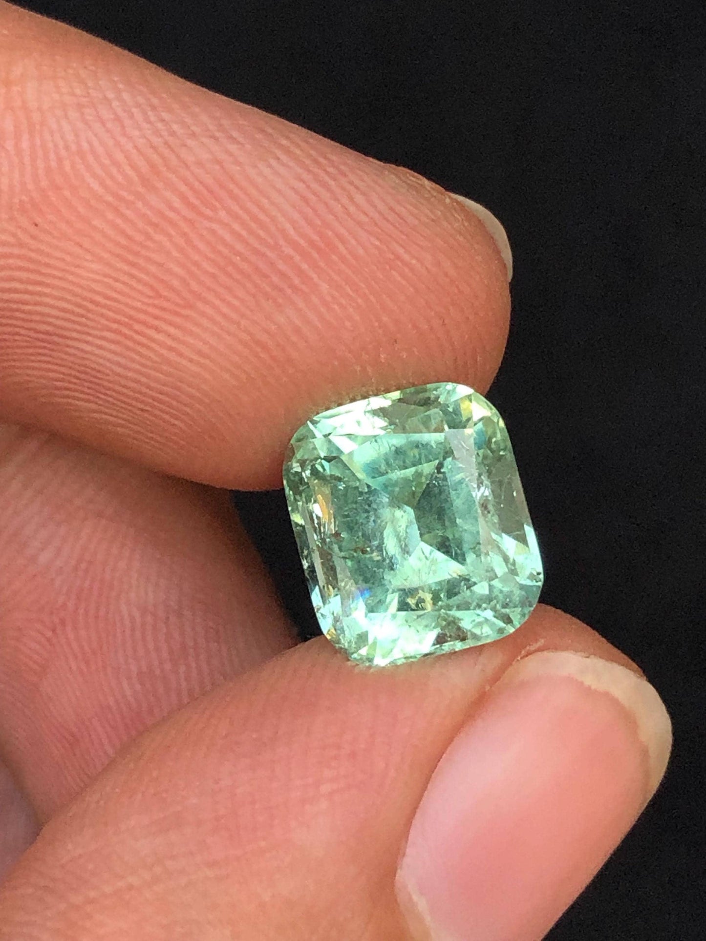 Mint Tourmaline Faceted 4.20 ct - Fine Jewelry Gemstone Afghanistan
