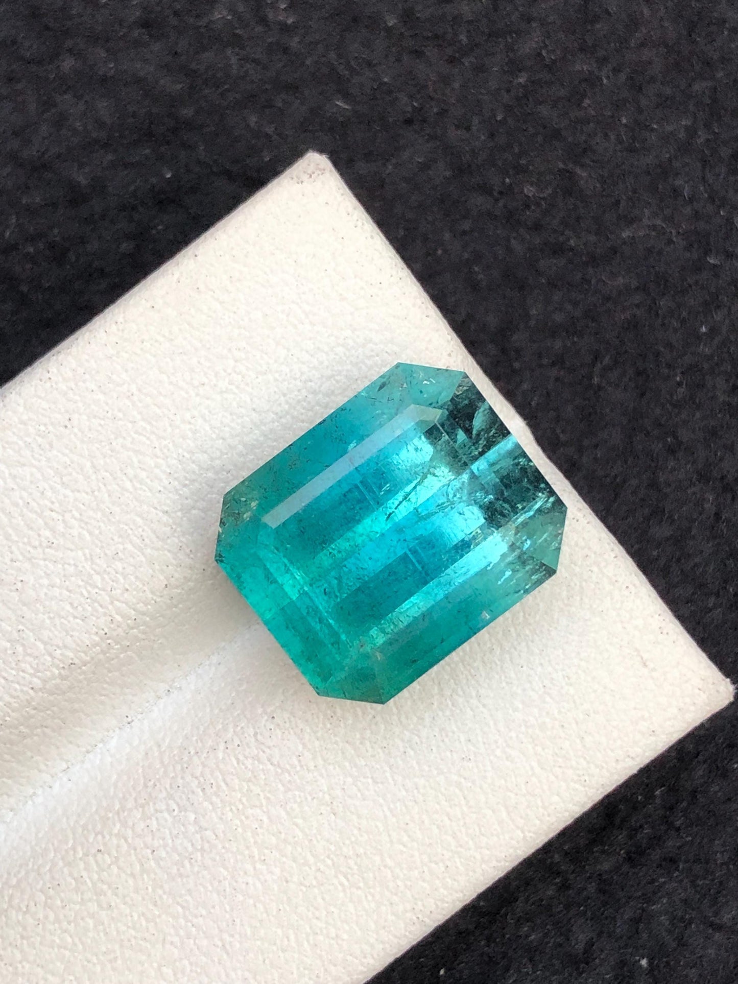 Blue Tourmaline Faceted 13.30 ct - Loose Jewelry Gemstone Afghanistan