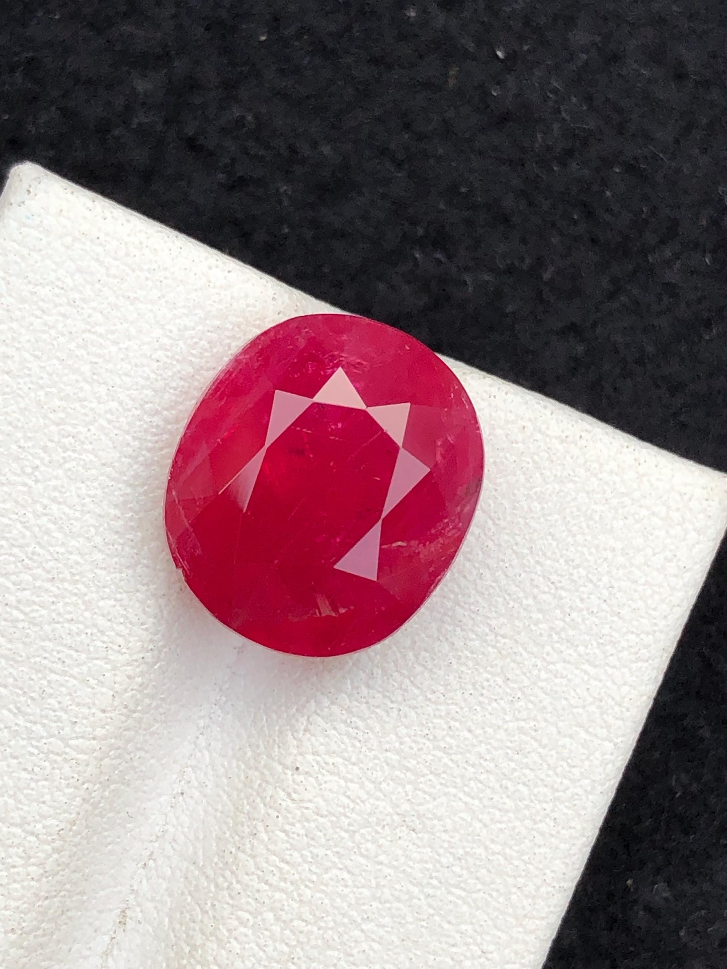 Rubellite Tourmaline Faceted 8 ct - Loose Jewelry Gemstone