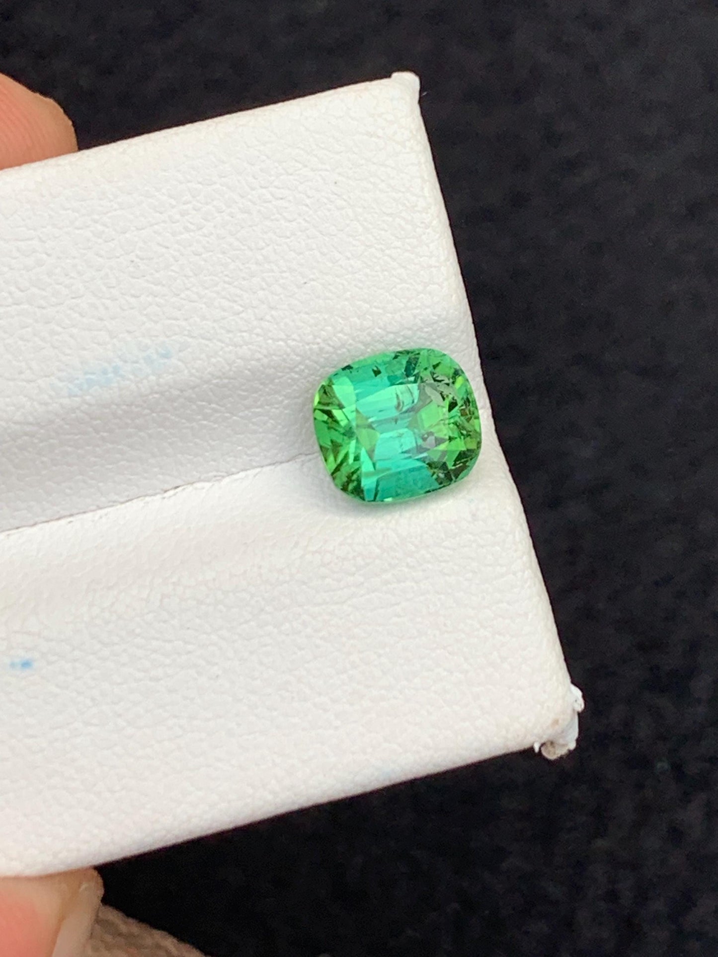 Blue Green Tourmaline Faceted 2.35 ct - Loose Jewelry Gemstone