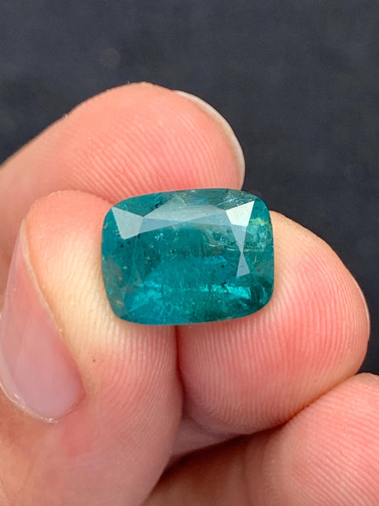 Blue Tourmaline Faceted 6.70 ct - Loose Jewelry Gemstone