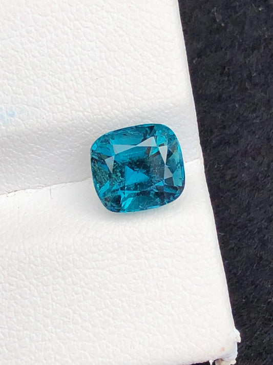 Blue Tourmaline Faceted 2.50 ct - Electric Jewelry Gemstone