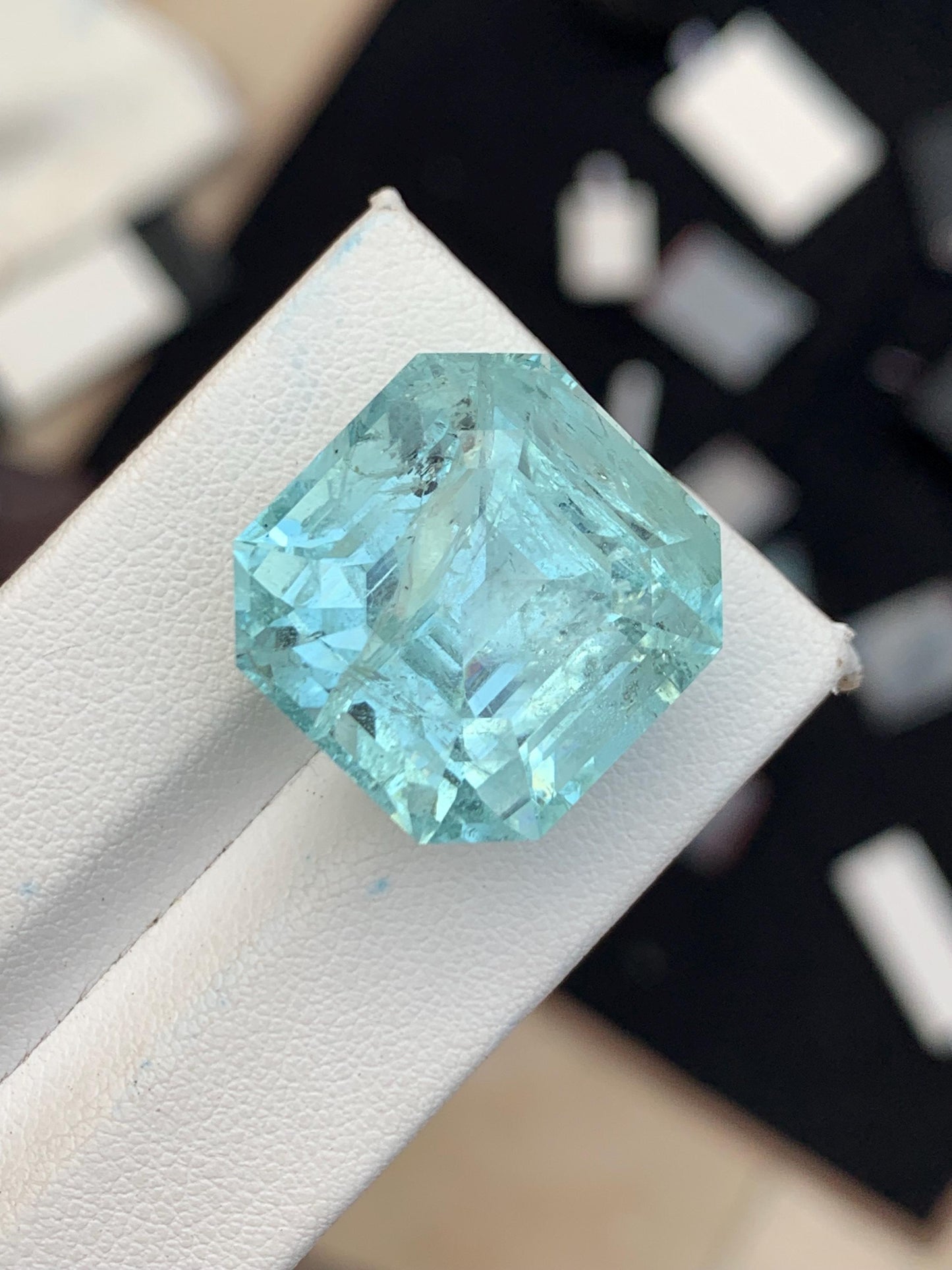 Aquamarine Faceted 42 ct - Statement Pendant Jewelry