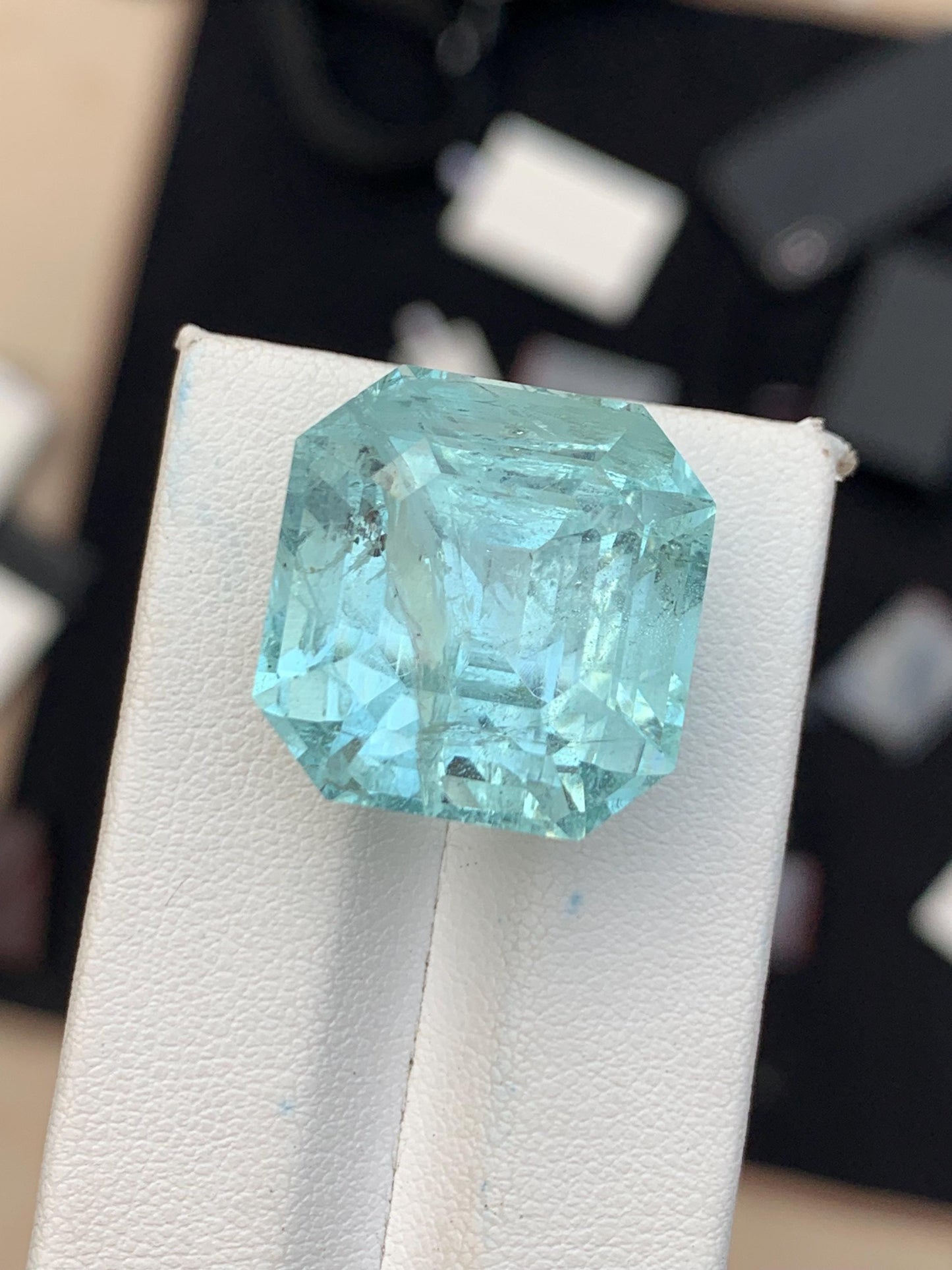 Aquamarine Faceted 42 ct - Statement Pendant Jewelry