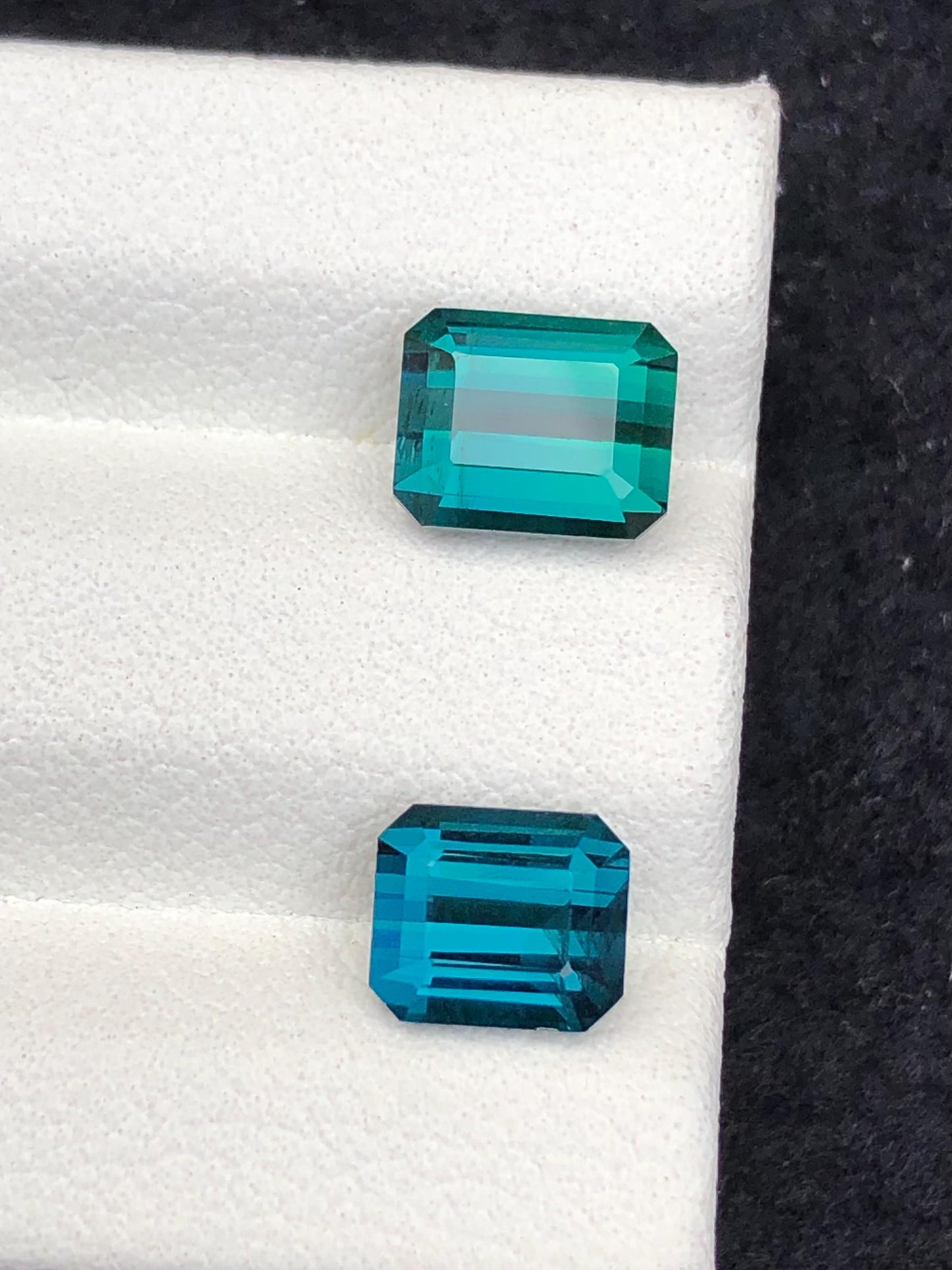 Blue Green Tourmaline Faceted 3.60 ct - Ring or Pendant Cut