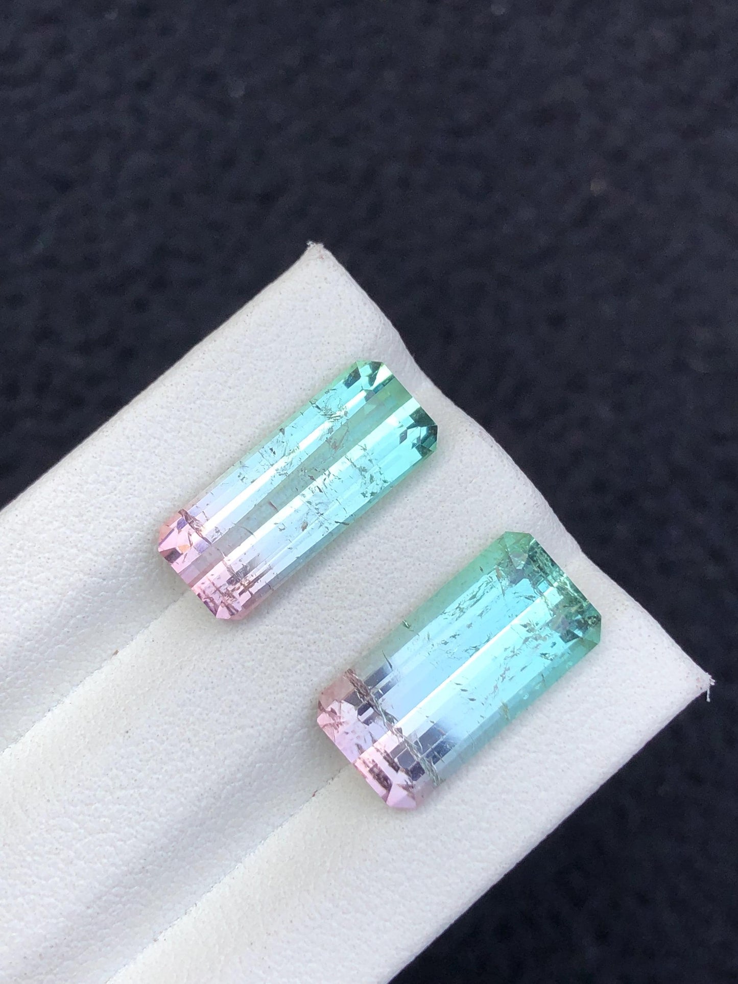 Bi Colour Tourmaline Faceted 11.20 ct - Fine Jewelry Design