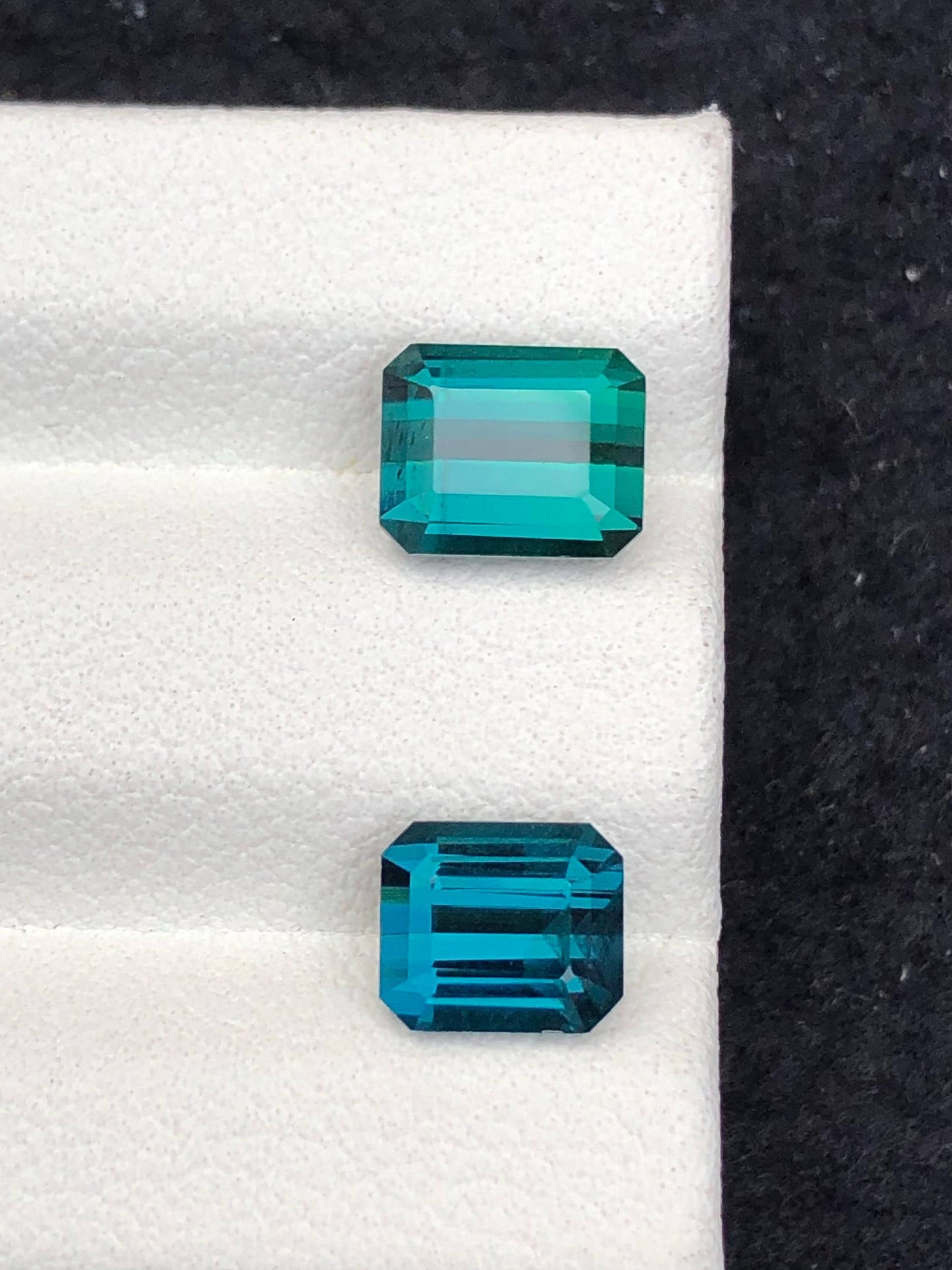 Blue Green Tourmaline Faceted 3.60 ct - Ring or Pendant Cut