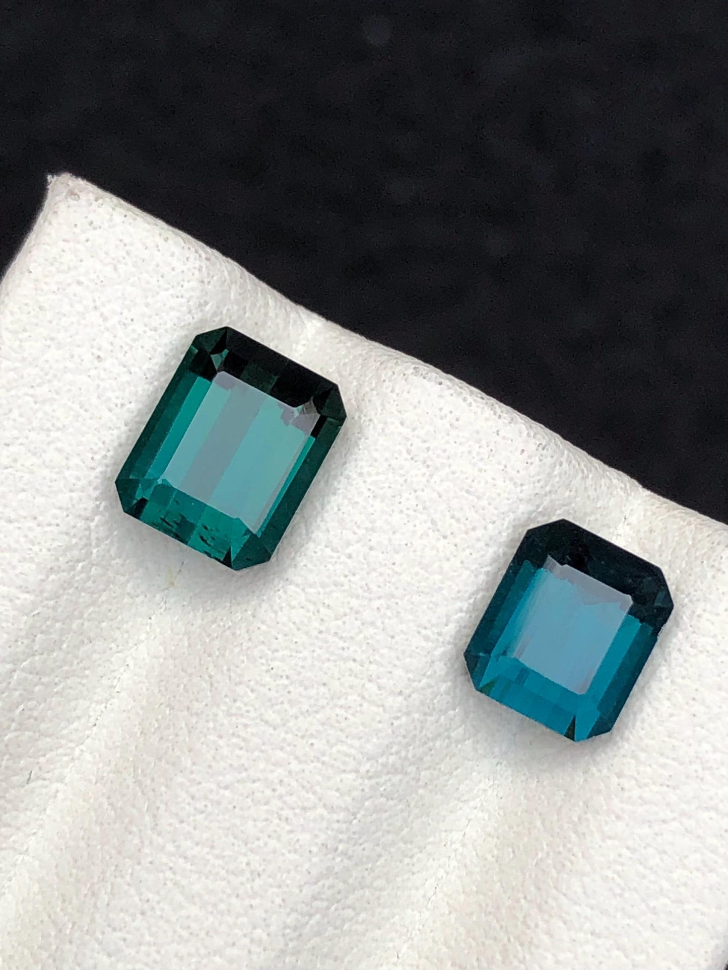 Blue Green Tourmaline Faceted 3.60 ct - Ring or Pendant Cut