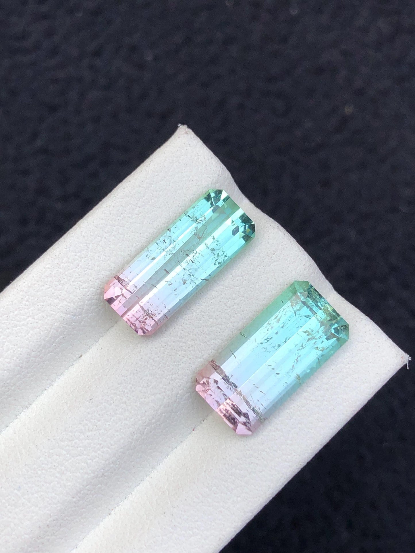 Bi Colour Tourmaline Faceted 11.20 ct - Fine Jewelry Design