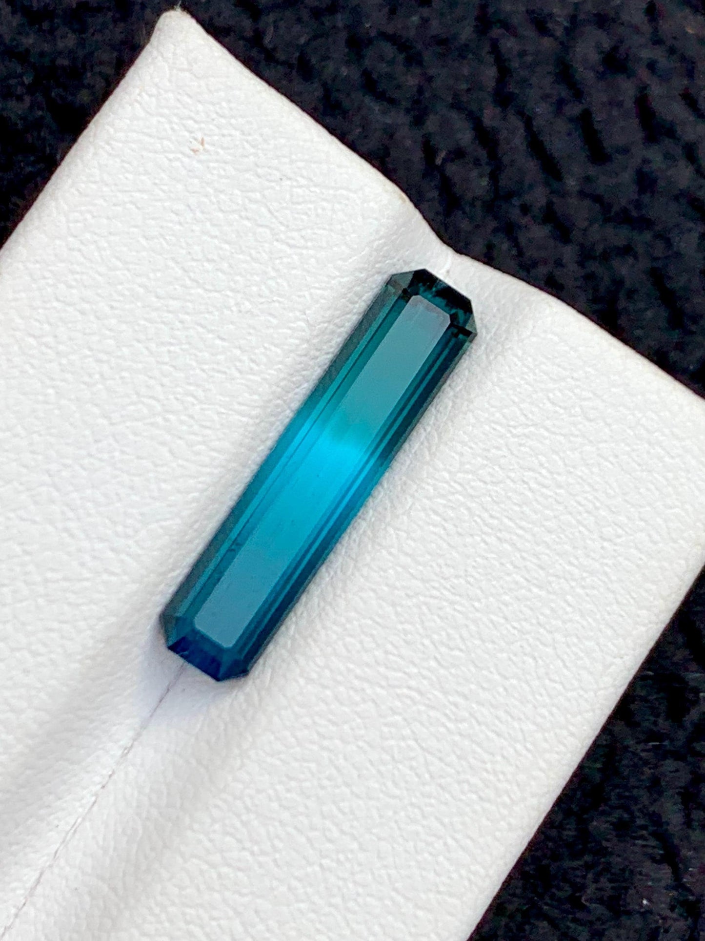 Neon Blue Bi Colour Tourmaline Faceted 4 ct - Rare Collector Cut