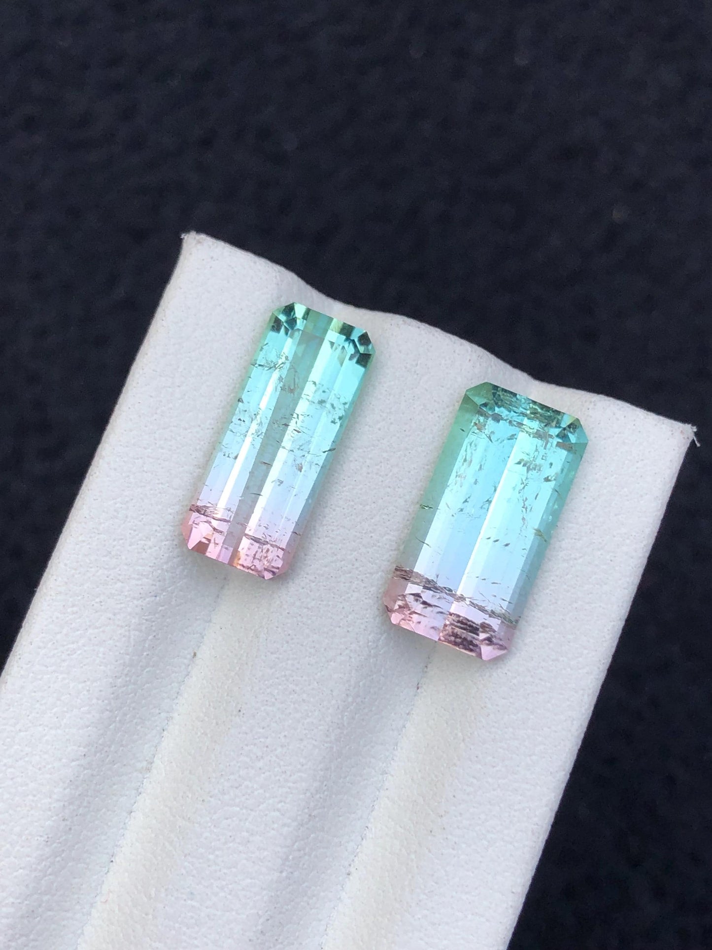 Bi Colour Tourmaline Faceted 11.20 ct - Fine Jewelry Design