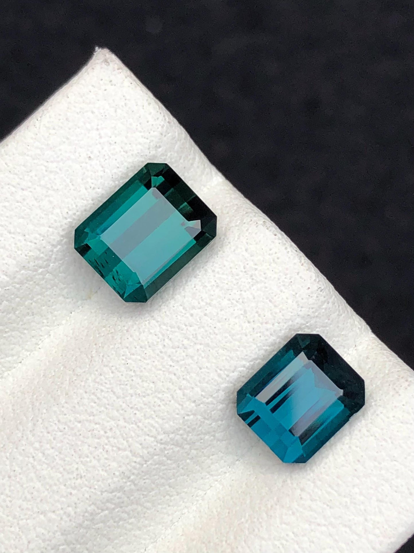 Blue Green Tourmaline Faceted 3.60 ct - Ring or Pendant Cut