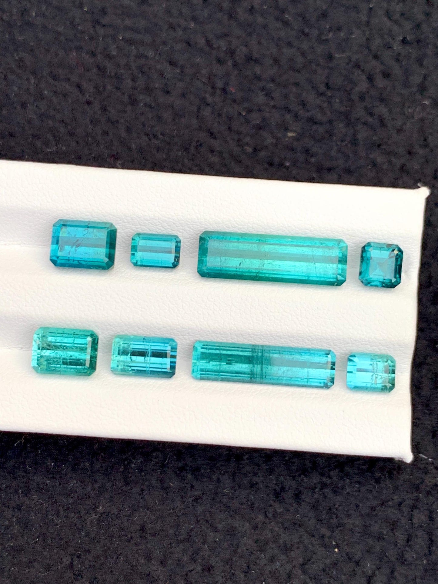 Blue Tourmaline Faceted Lot 17.90 ct - Loose Jewelry Parcel