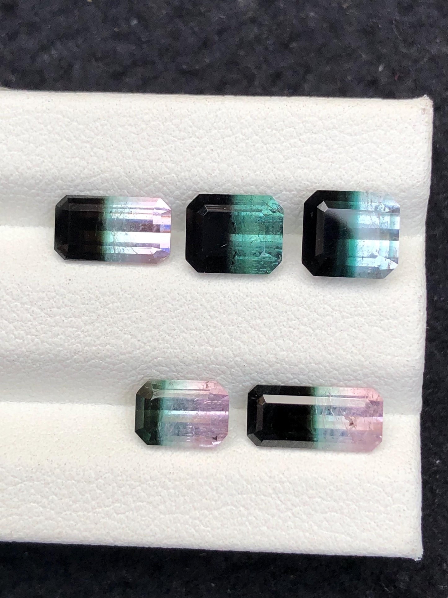Bi Colour Tourmaline Faceted Lot 7.70 ct - Fine Jewelry Parcel